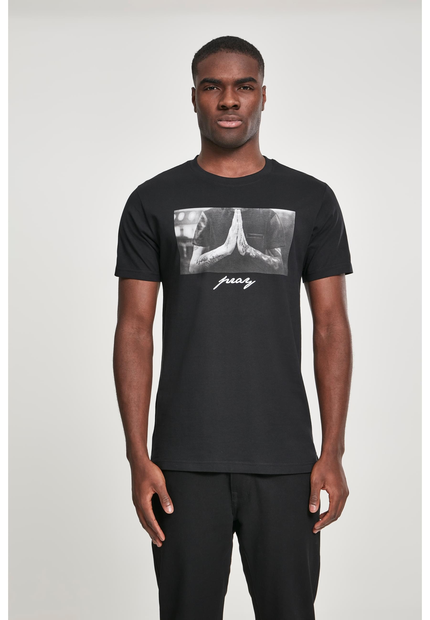 MisterTee T-Shirt »MisterTee Herren Pray Tee«, (1 tlg.)