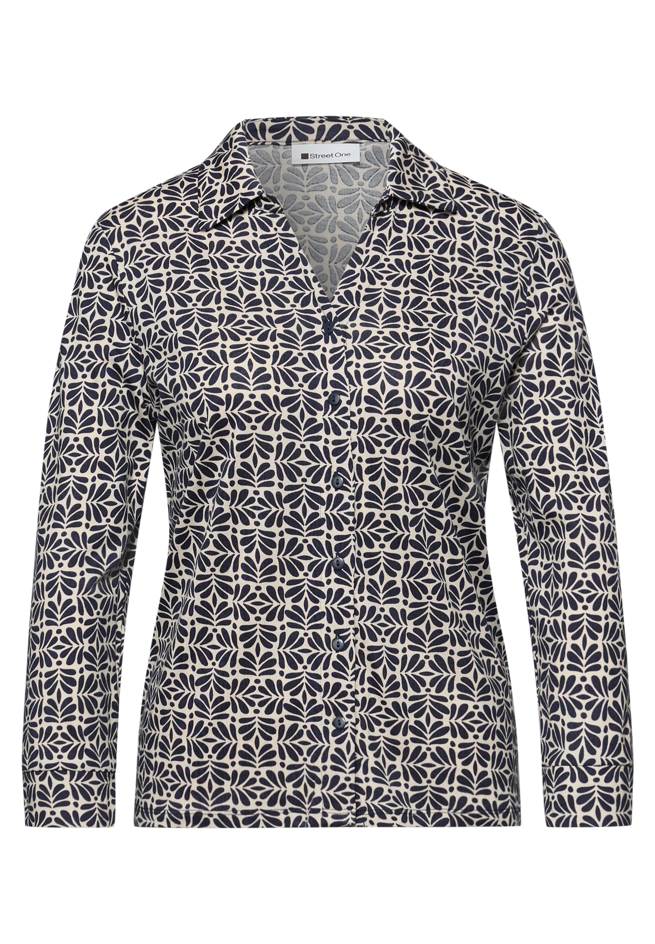 STREET ONE 3/4-Arm-Shirt mit grafischem Muster