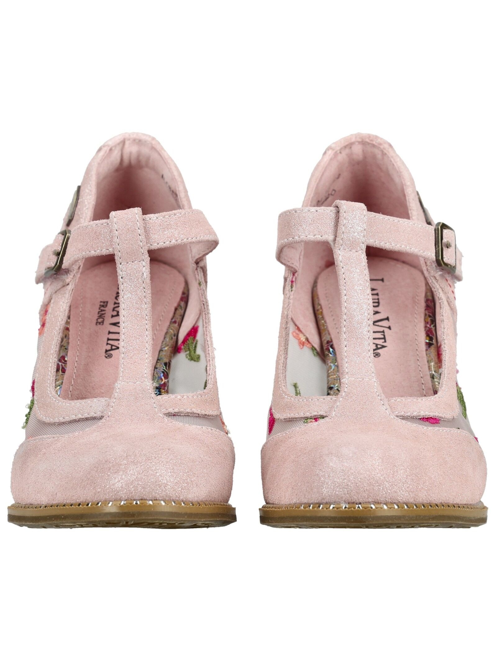 LAURA VITA High-Heel-Pumps »LAURA VITA Pumps Leder/Textil«