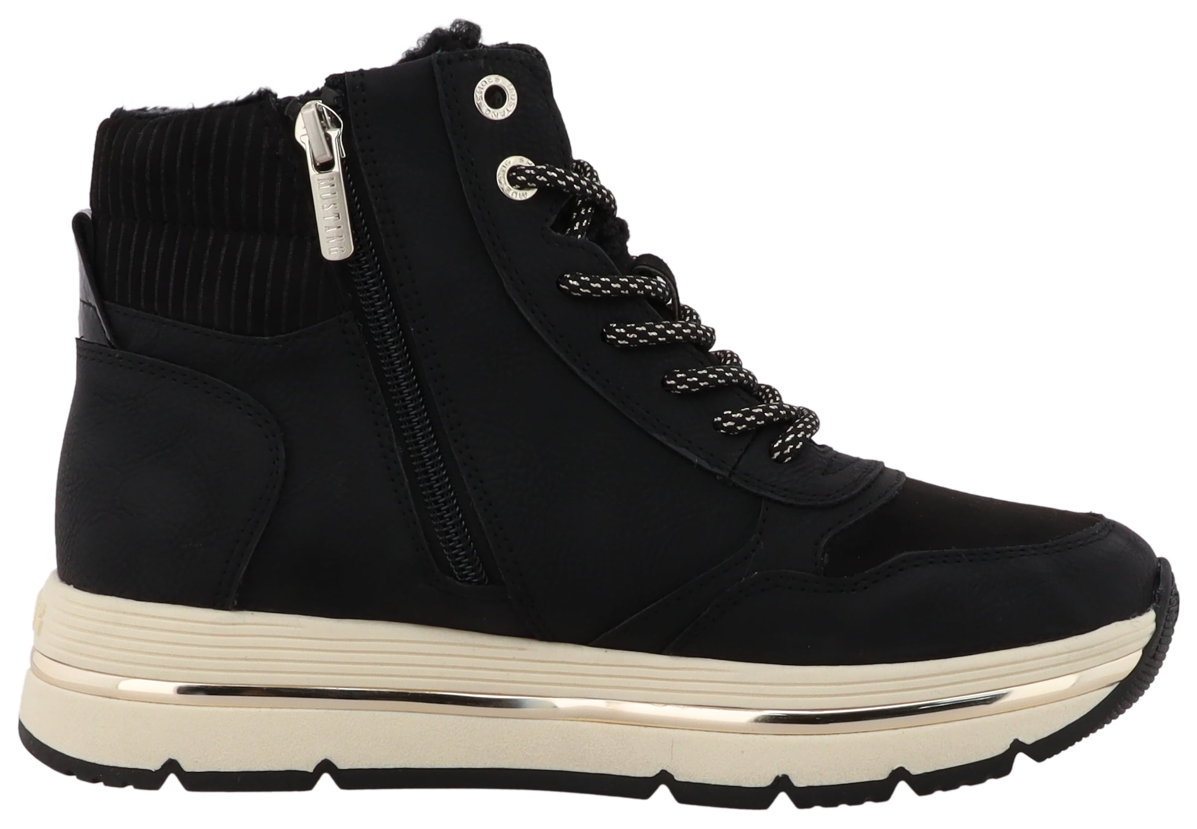 Mustang Shoes Winterboots »Noelle«  Plateausneaker, Winterboots mit Warmfutter