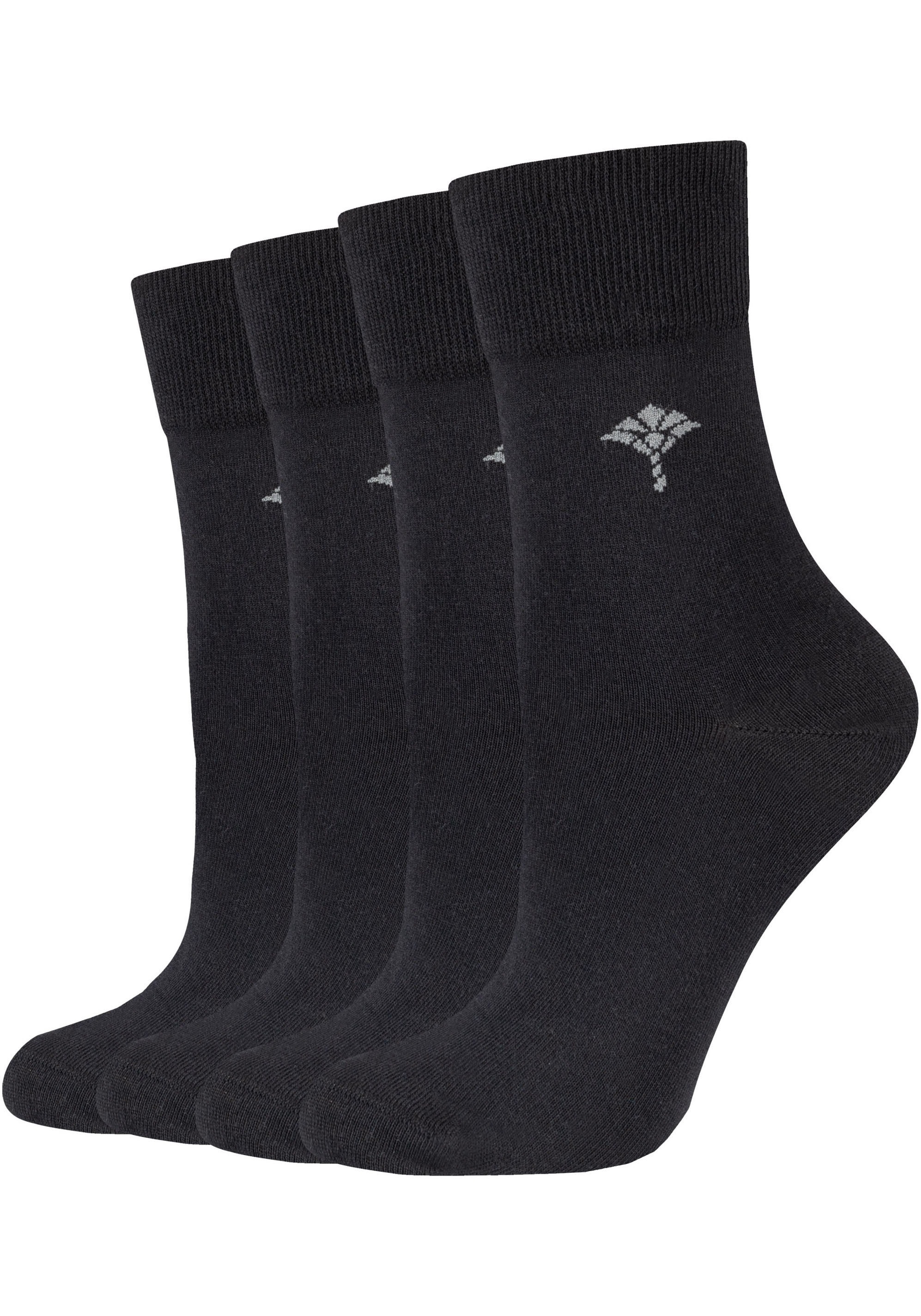 JOOP Socken "For your daily" 4 Paar, 4 Paar tlg. mit Cornflower-Logo, Rippe günstig online kaufen