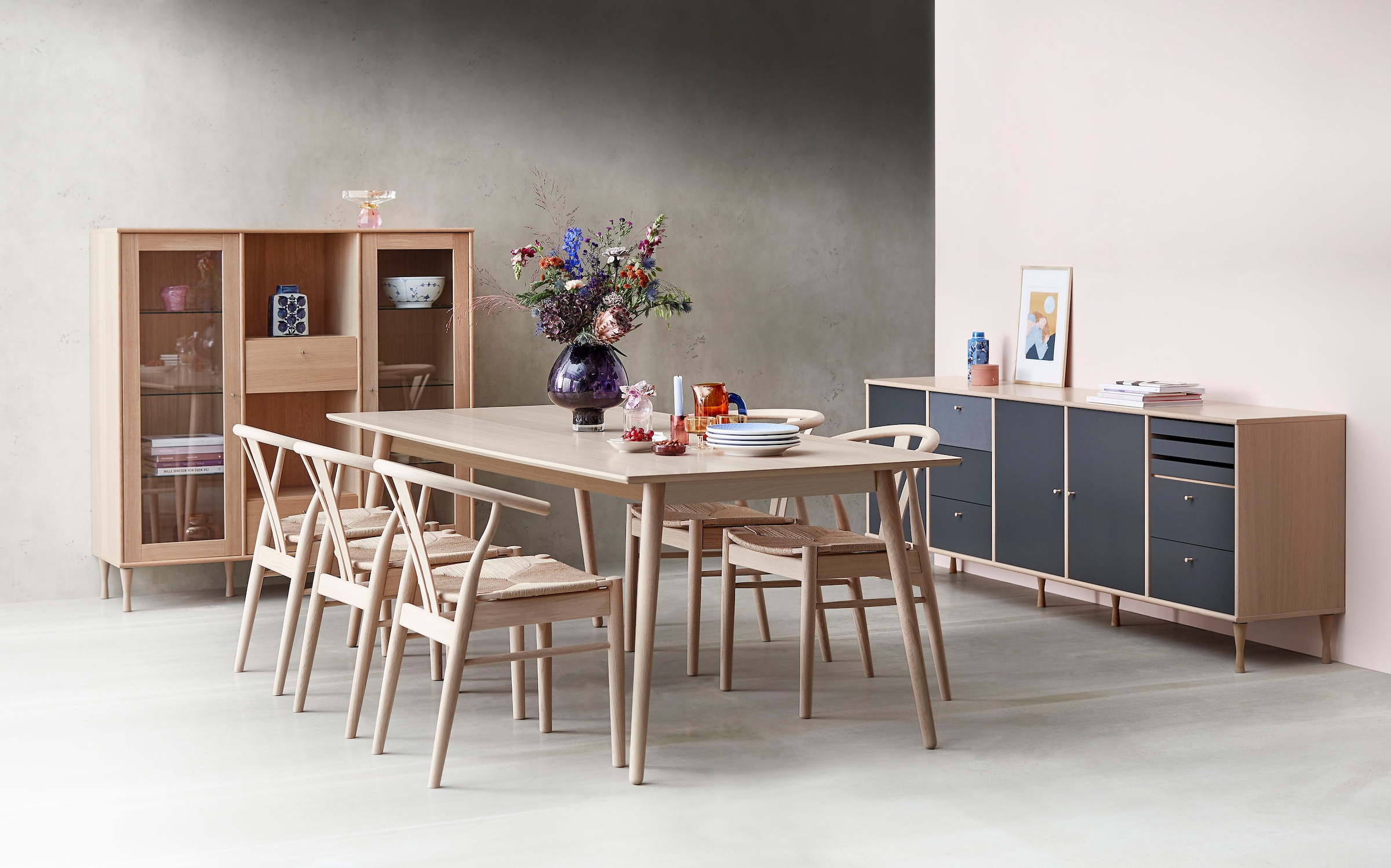 Hammel Furniture Esstisch "Meza Designtisch mit Auszugsfunktion und 2 Einle günstig online kaufen