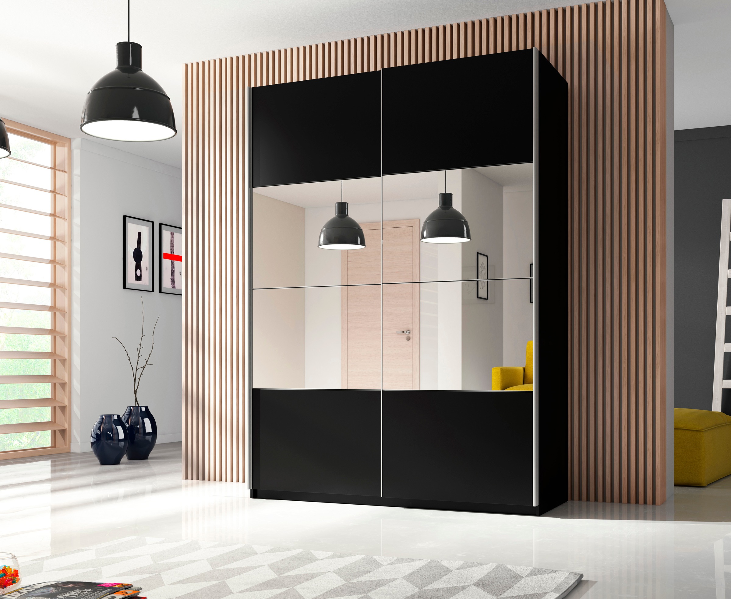 Home affaire Schwebetürenschrank "Beta Schiebetürenschrank Kleiderschrank W günstig online kaufen