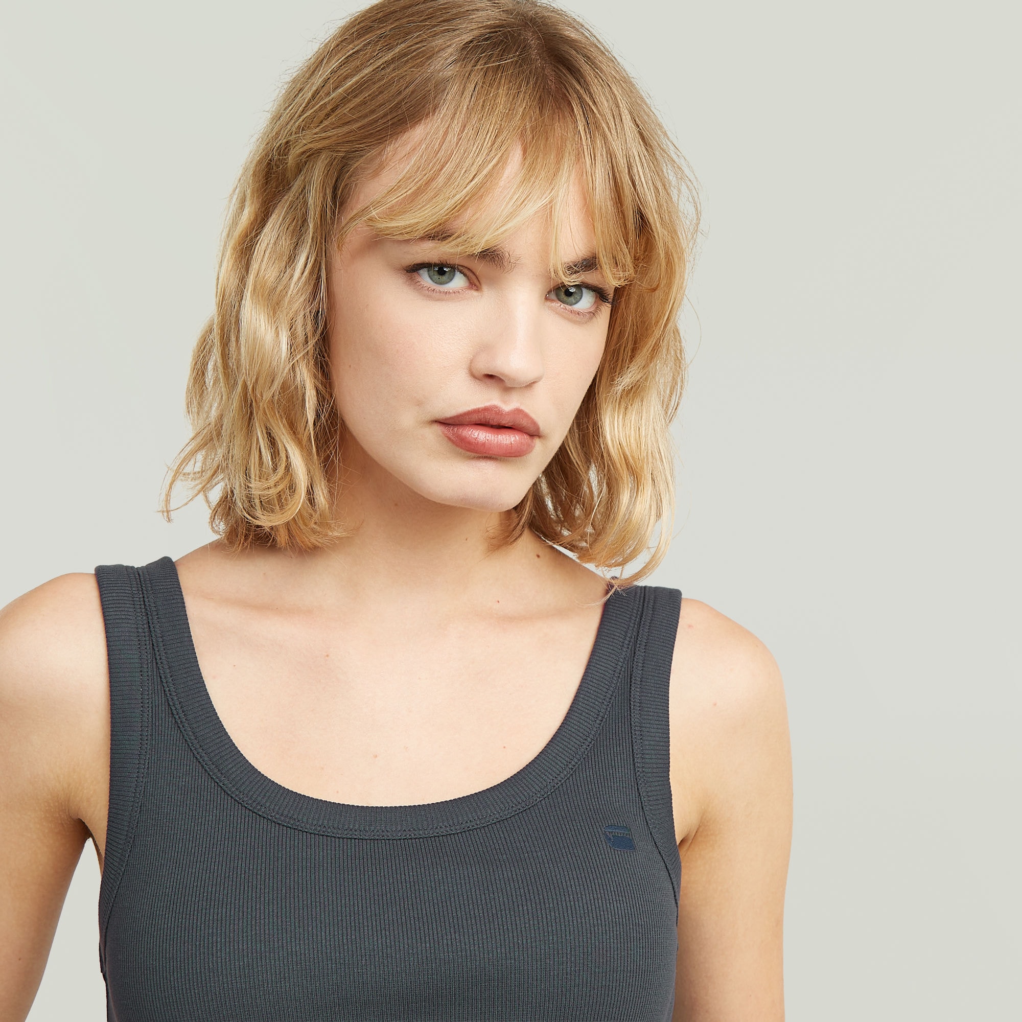 G-STAR Ripptanktop »Slim Rib Tank wmn« aus Baumwolle mit Stretch
