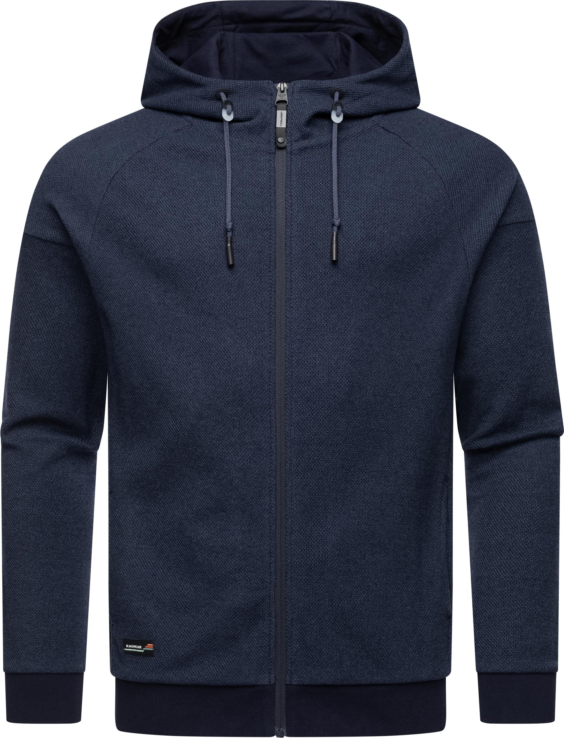 Ragwear Kapuzensweatjacke »Dreyner«, Herren Basic Sweatjacke mit Kapuze