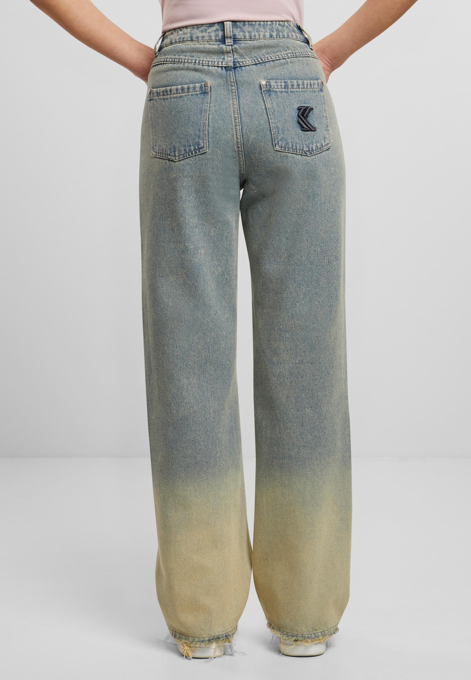 Karl Kani Bequeme Jeans »Karl Kani Karl Kani Og Five Pocket Straight Leg Gradient Denim«