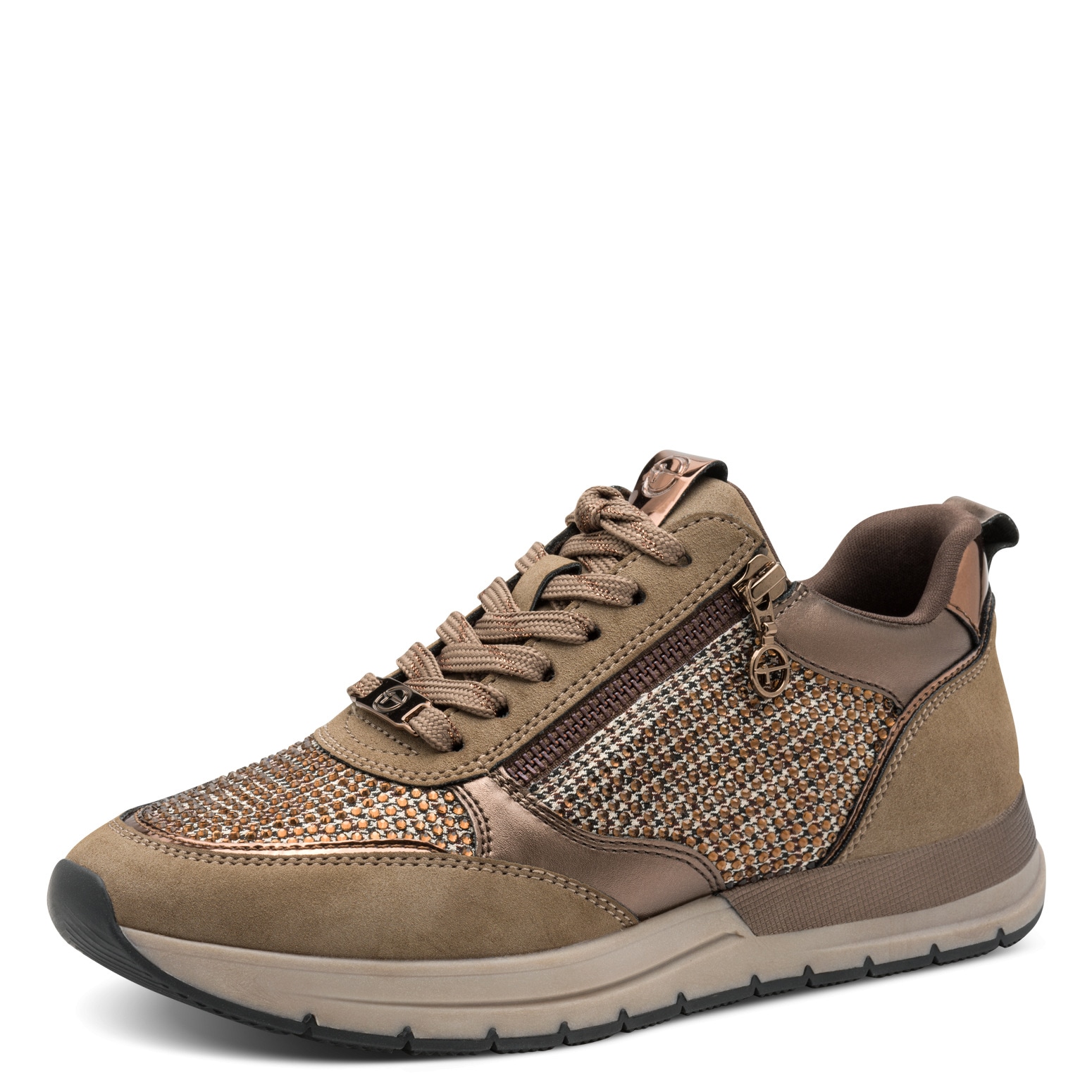 Tamaris Plateausneaker, Freizeitschuh, Halbschuh, Schnürschuh in veganer Ve günstig online kaufen