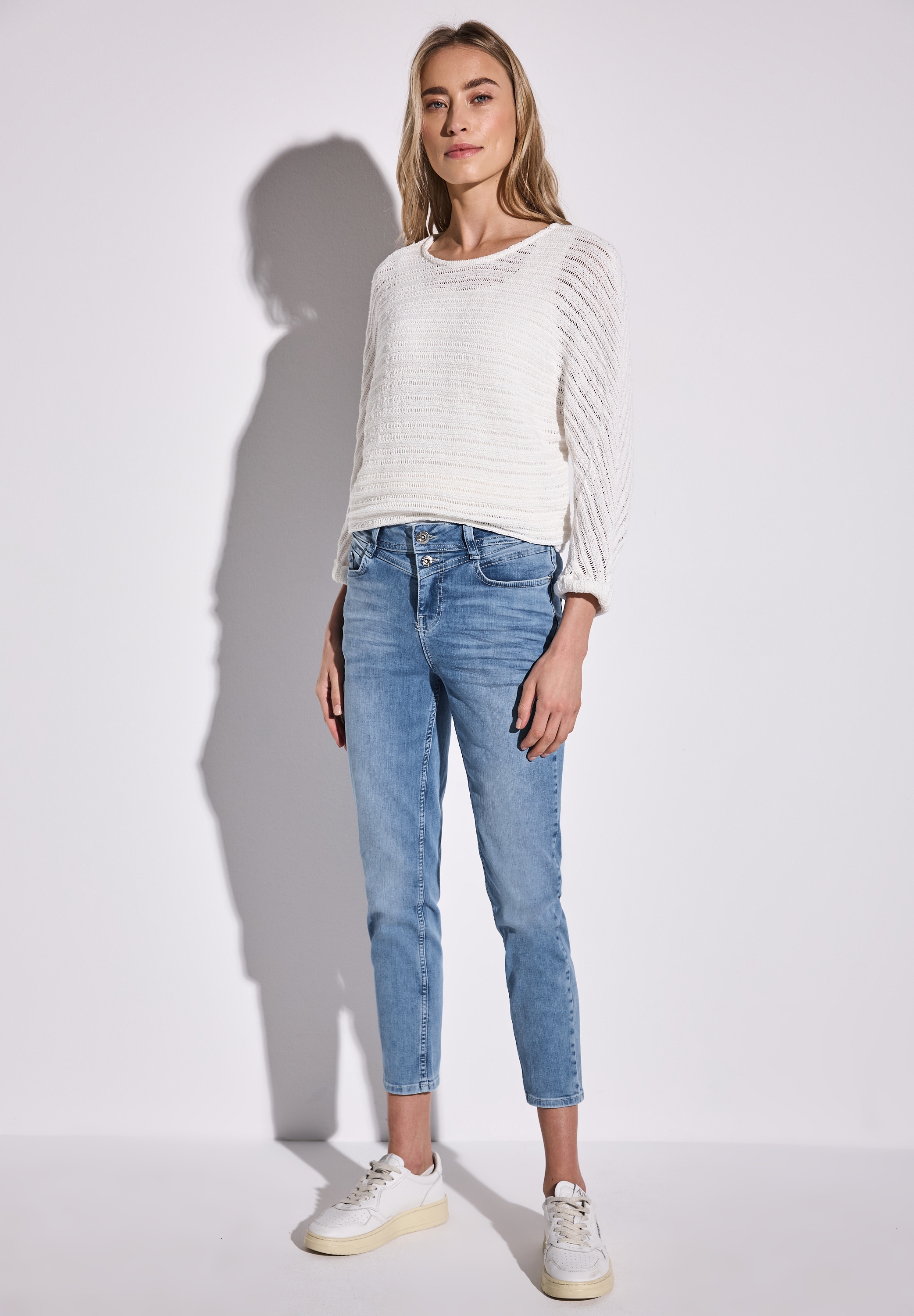 STREET ONE Loose-fit-Jeans, High Waist