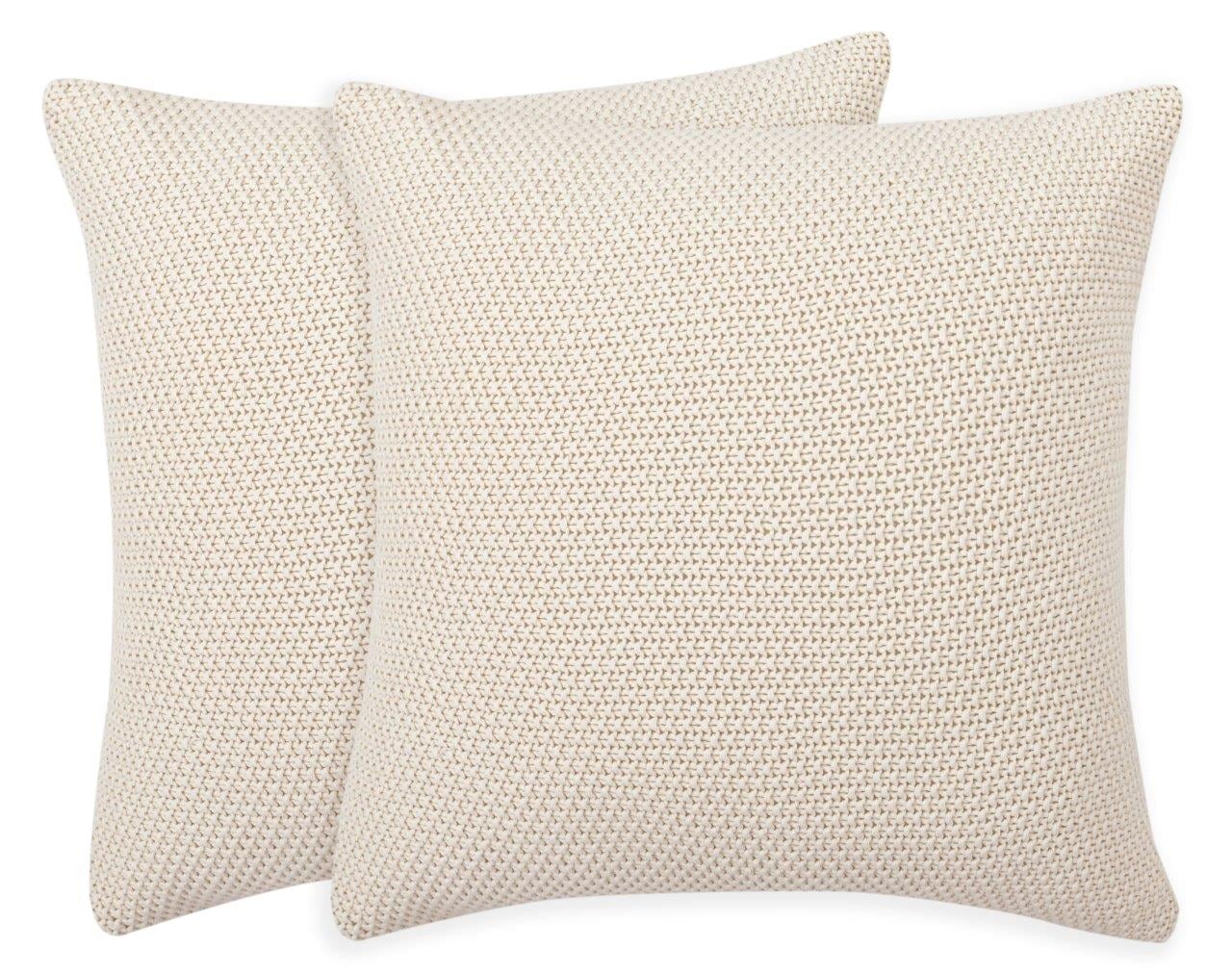 OTTO home Dekokissen "Phelon" Vorderseite: Strickmuster, 100% Baumwolle, weich, uni
