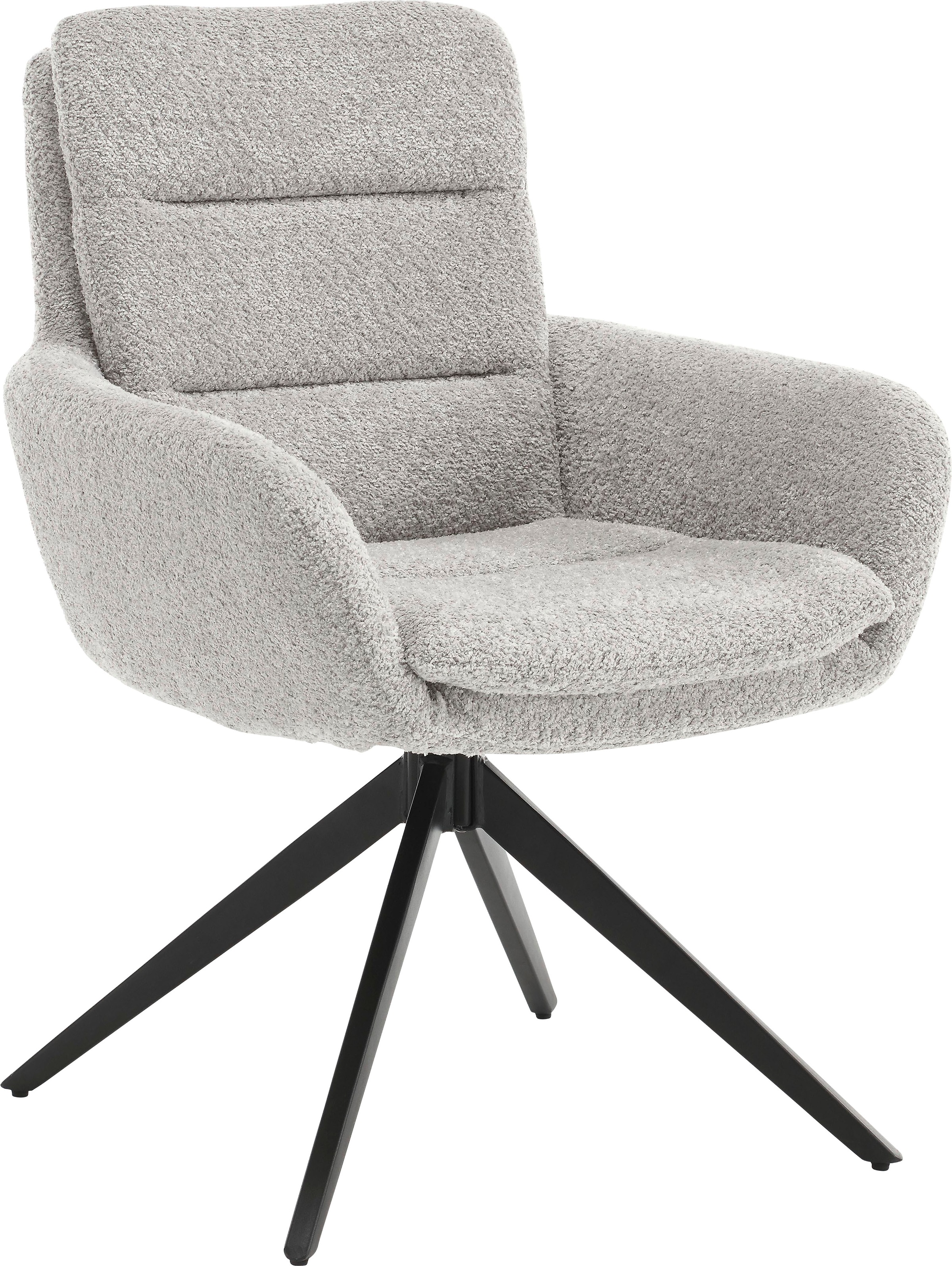 Home affaire Esszimmerstuhl "Taragona", (Set), 2 St., Boucle, mit unterschi günstig online kaufen