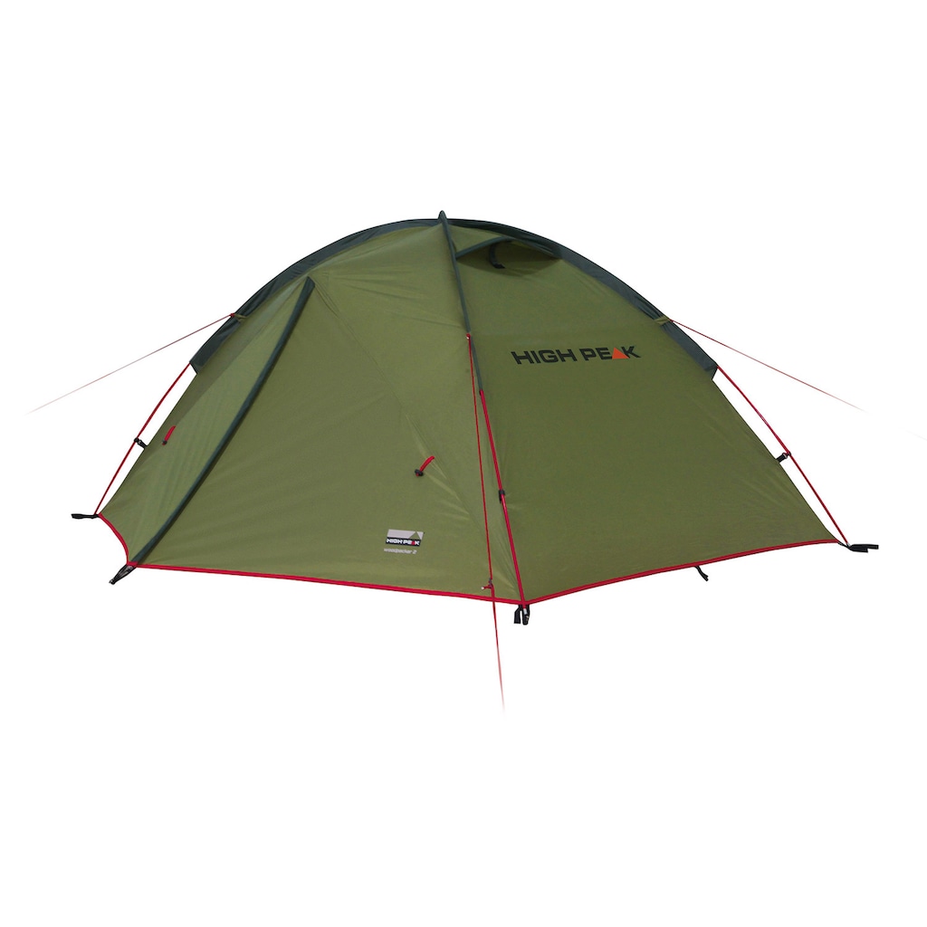 High Peak Kuppelzelt »Woodpecker 3«, 3 Personen, (Set, mit Transporttasche)