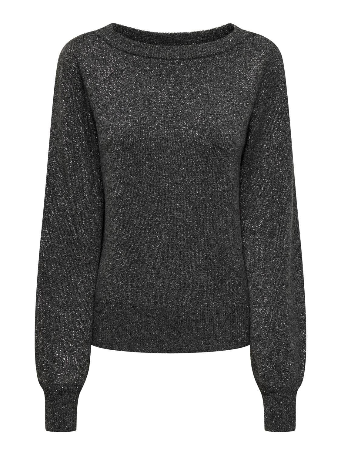 JDY Strickpullover »JDYRUE GLITTER L/S BOAT PULLOVE KNT NOOS«, mit Glitzer-Effekt