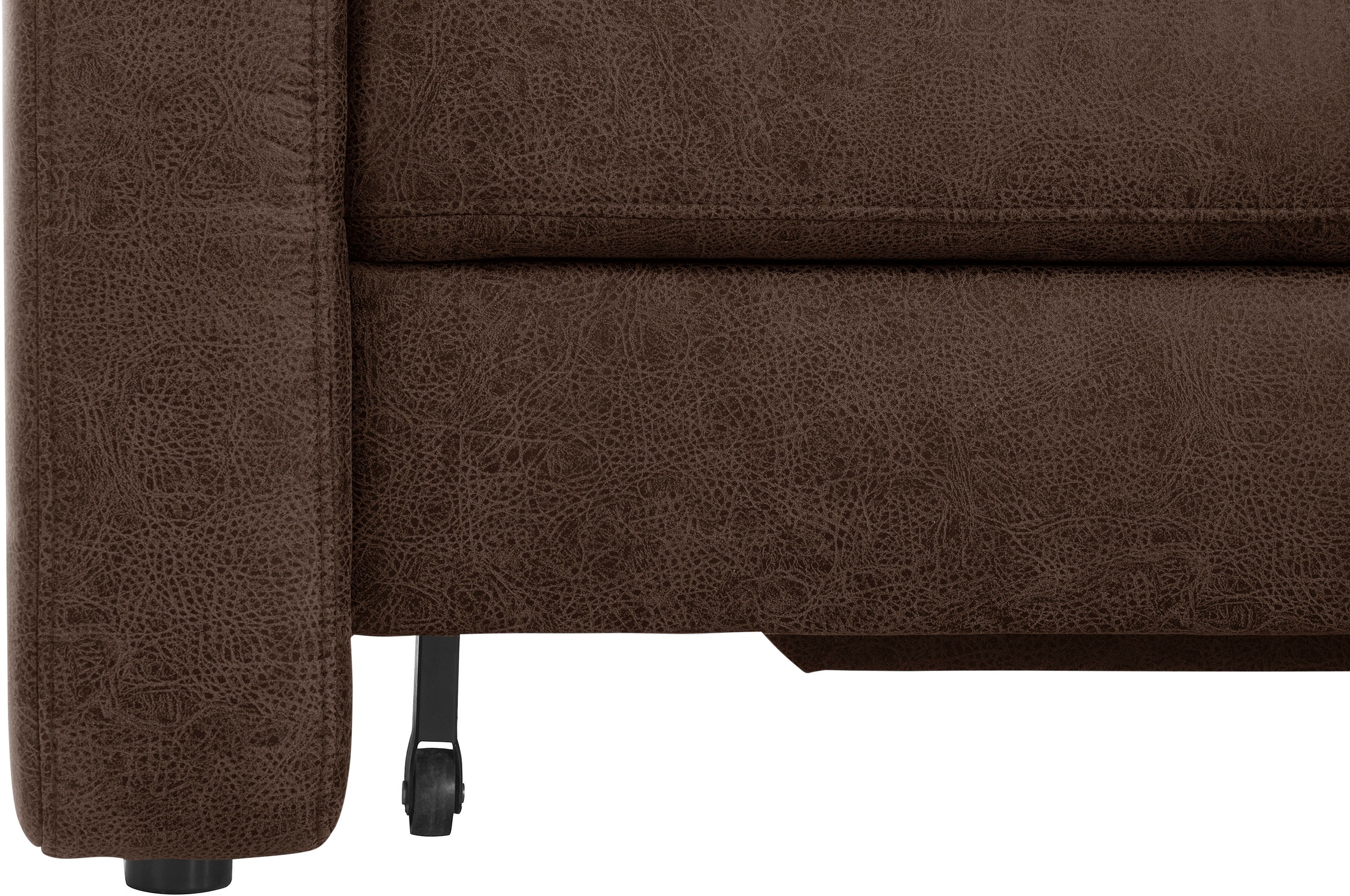 sit&more Ecksofa »Bologna L-Form«, Kopfteilverstellung, wahlweise mit Bettfunktion und Schubkasten