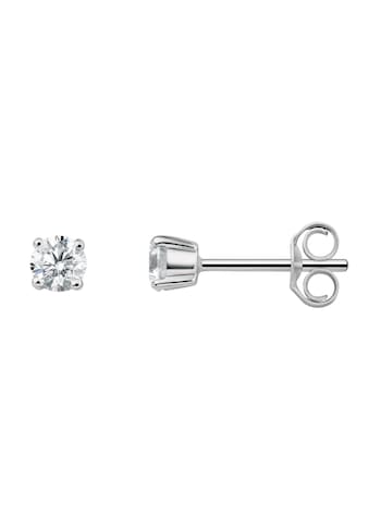 Paar Ohrhänger »0.40 ct Diamant Brillant Ohrringe Ohrstecker aus 950 Platin«