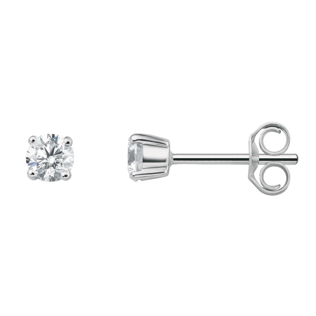 ONE ELEMENT Paar Ohrhänger »0.40 ct Diamant Brillant Ohrringe Ohrstecker aus 950 Platin«