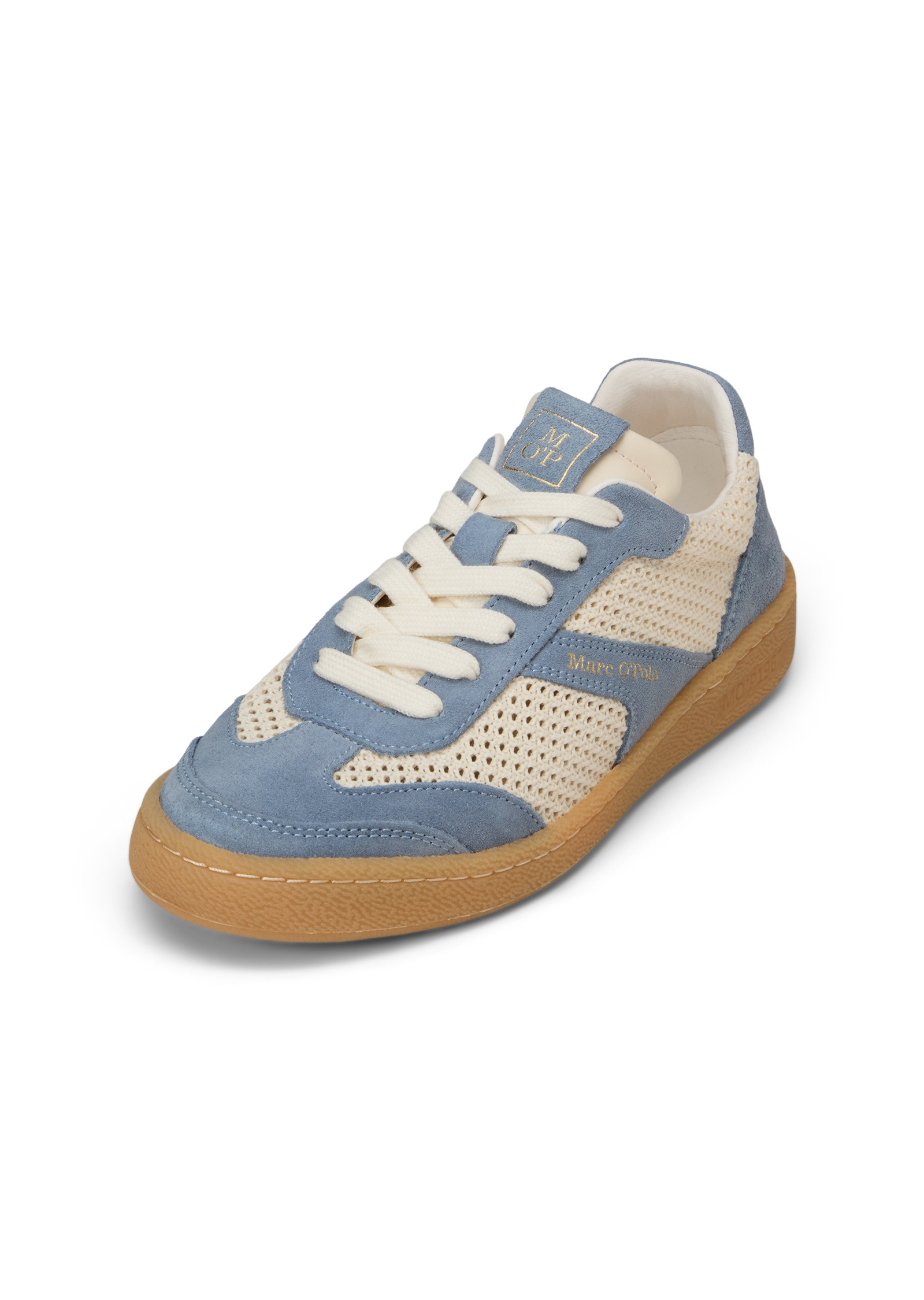 Marc OPolo Sneaker "aus edlem Rindleder mit Häkeleinsätzen" günstig online kaufen