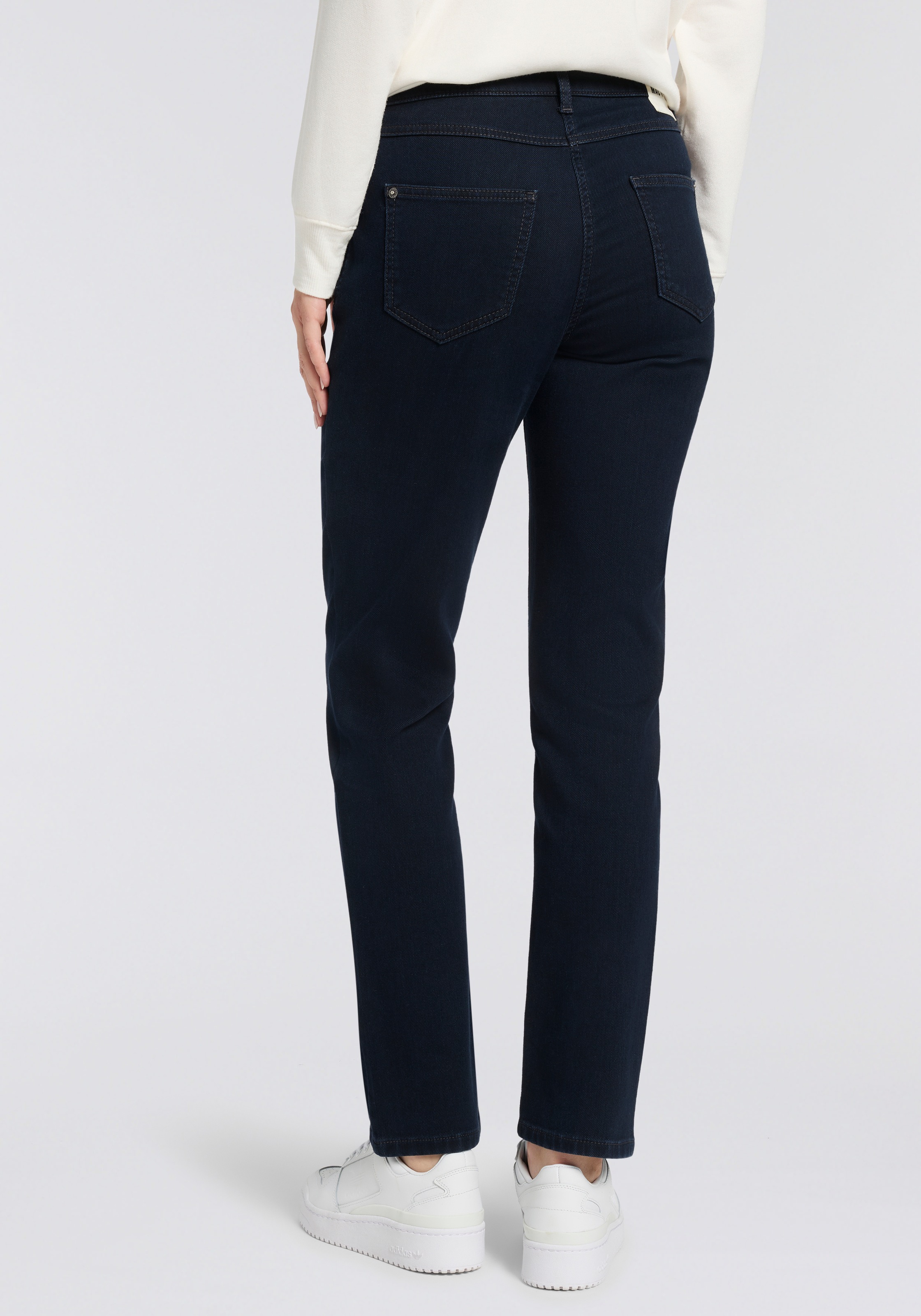 MAC Straight-Jeans "MACMELANIE" Sportives Naht-Detail am Tascheneingriff günstig online kaufen