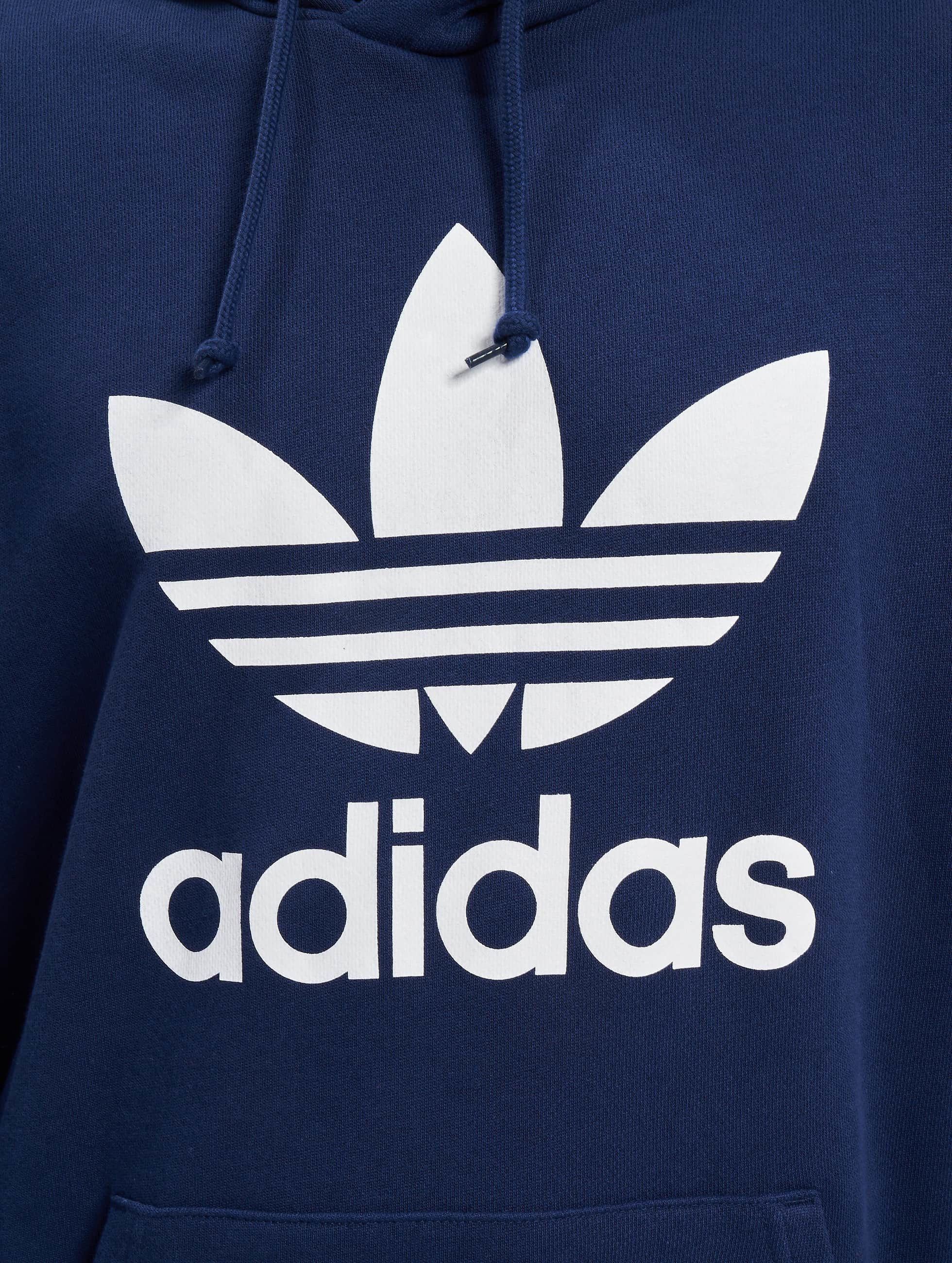 Adidas trefoil 2024 hoodie herren