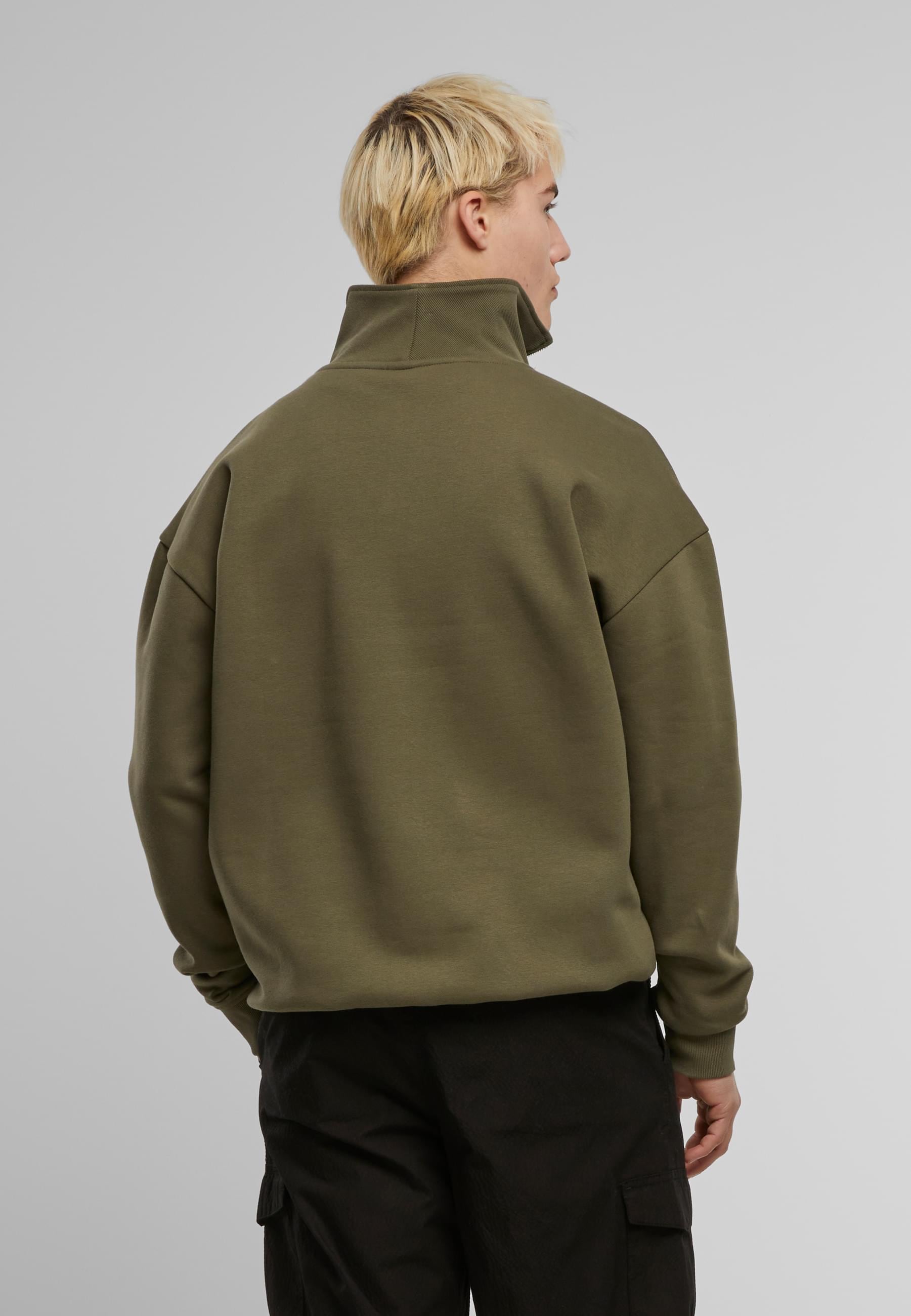 URBAN CLASSICS Sweater »Urban Classics Cut&Sew Troyer«, (1 tlg.)