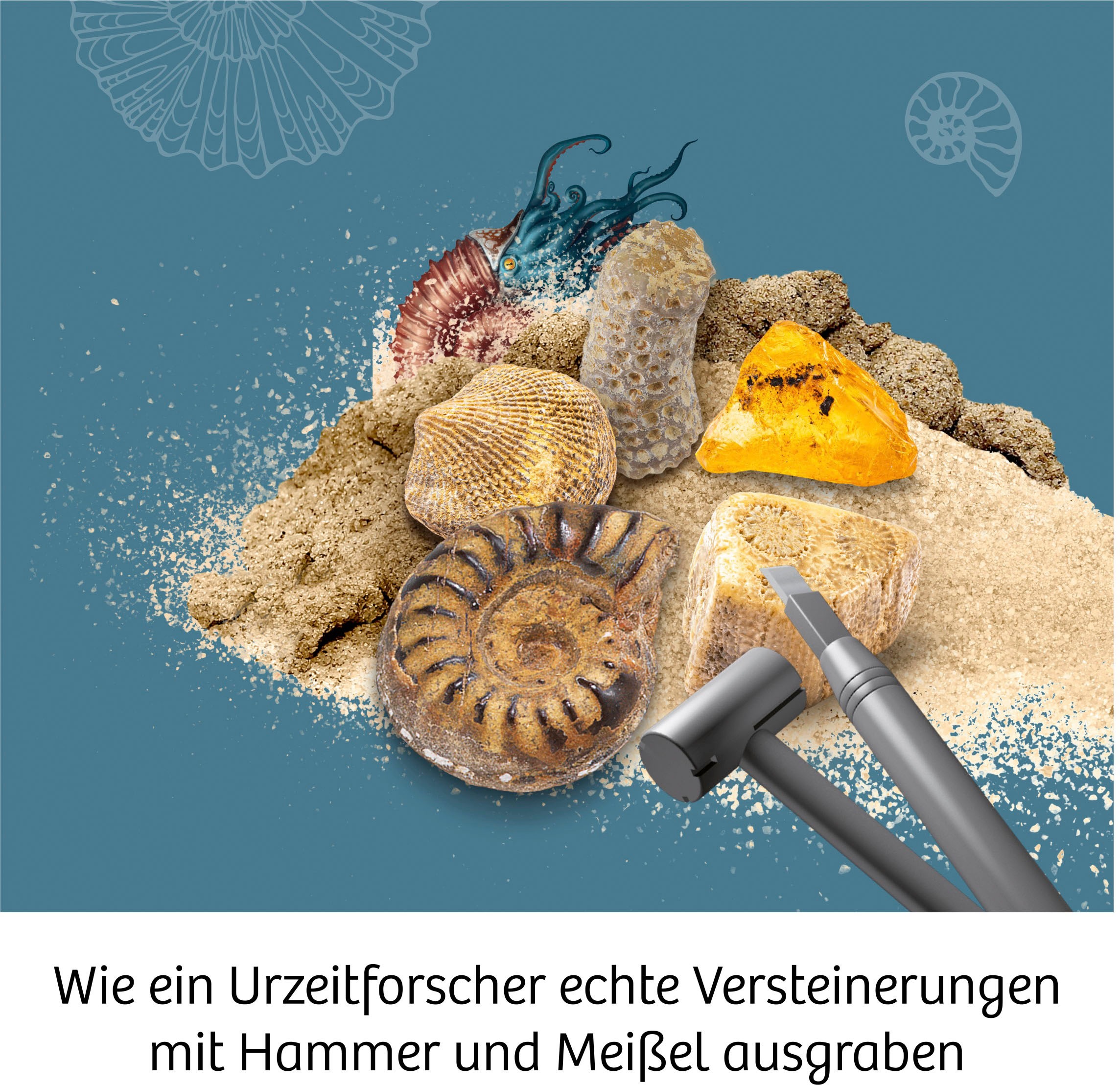 Kosmos Experimentierkasten »Fossilien«
