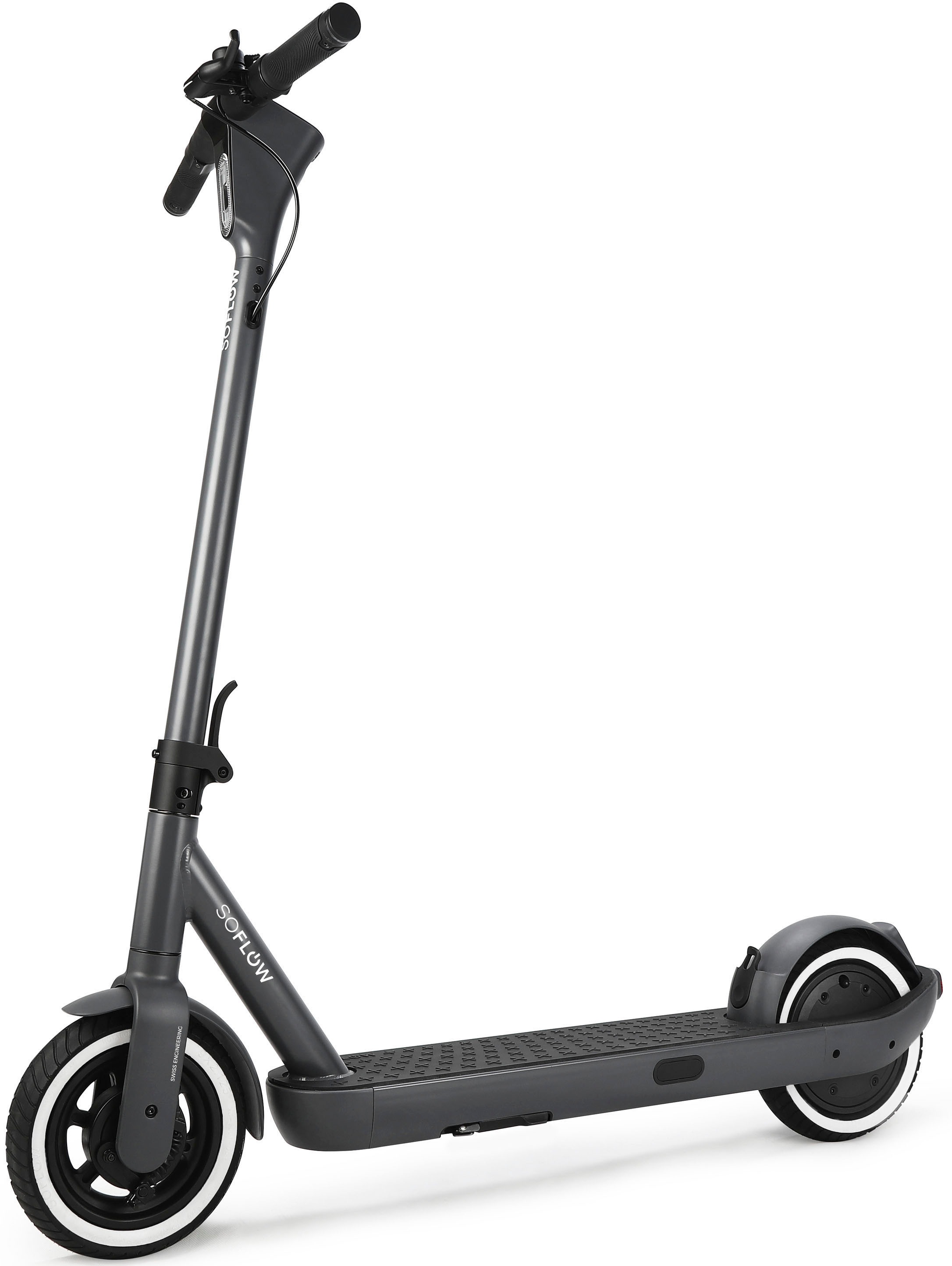 SOFLOW E-Scooter "SO ONE+", B:59,5cm L:109cm, schwarz, Roller, mit Straßenzulassung, bis zu 40 km Reichweite