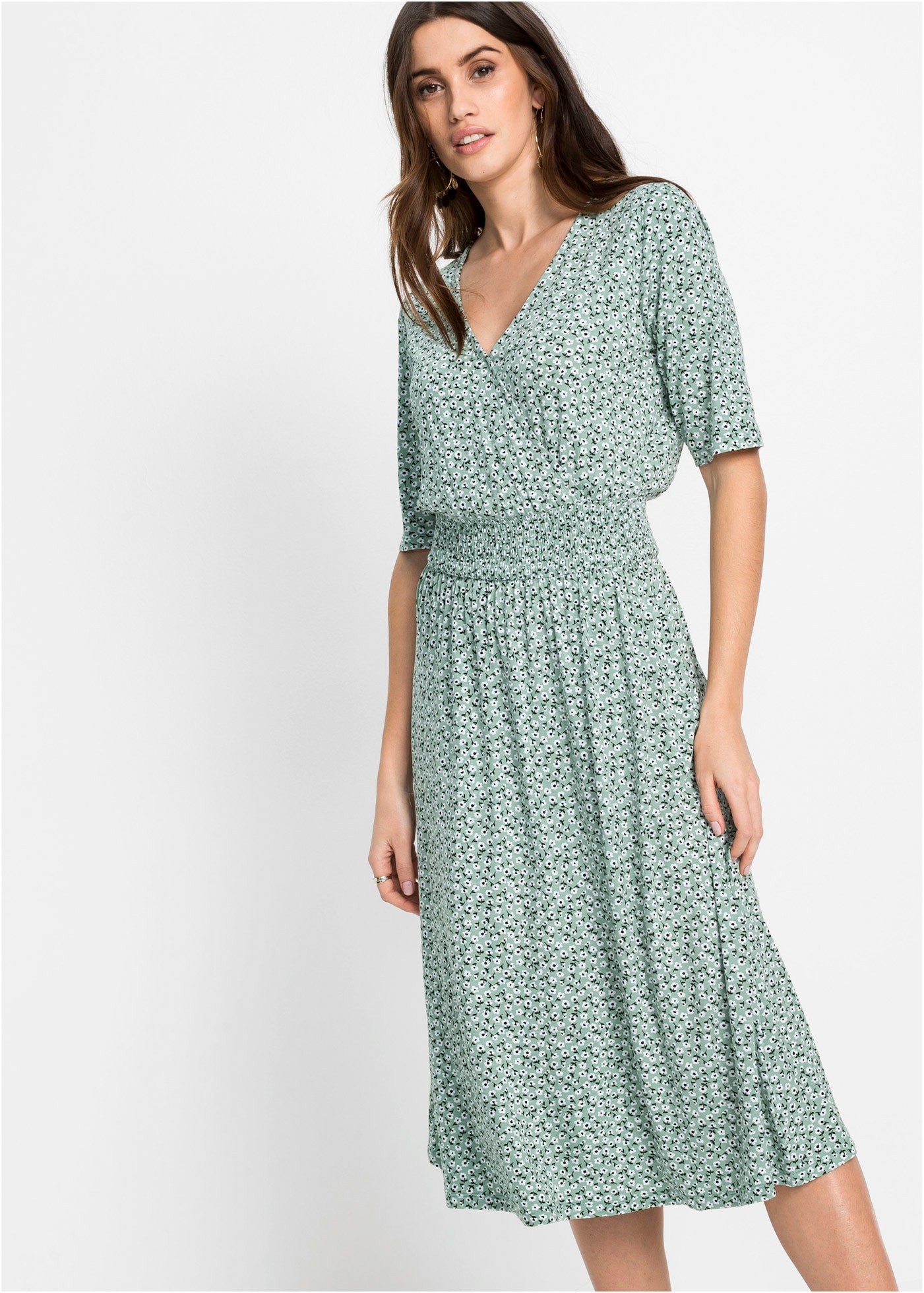 bonprix Jerseykleid "Jerseykleid aus Viskose-Mix" Jerseykleid aus Viskose-M günstig online kaufen