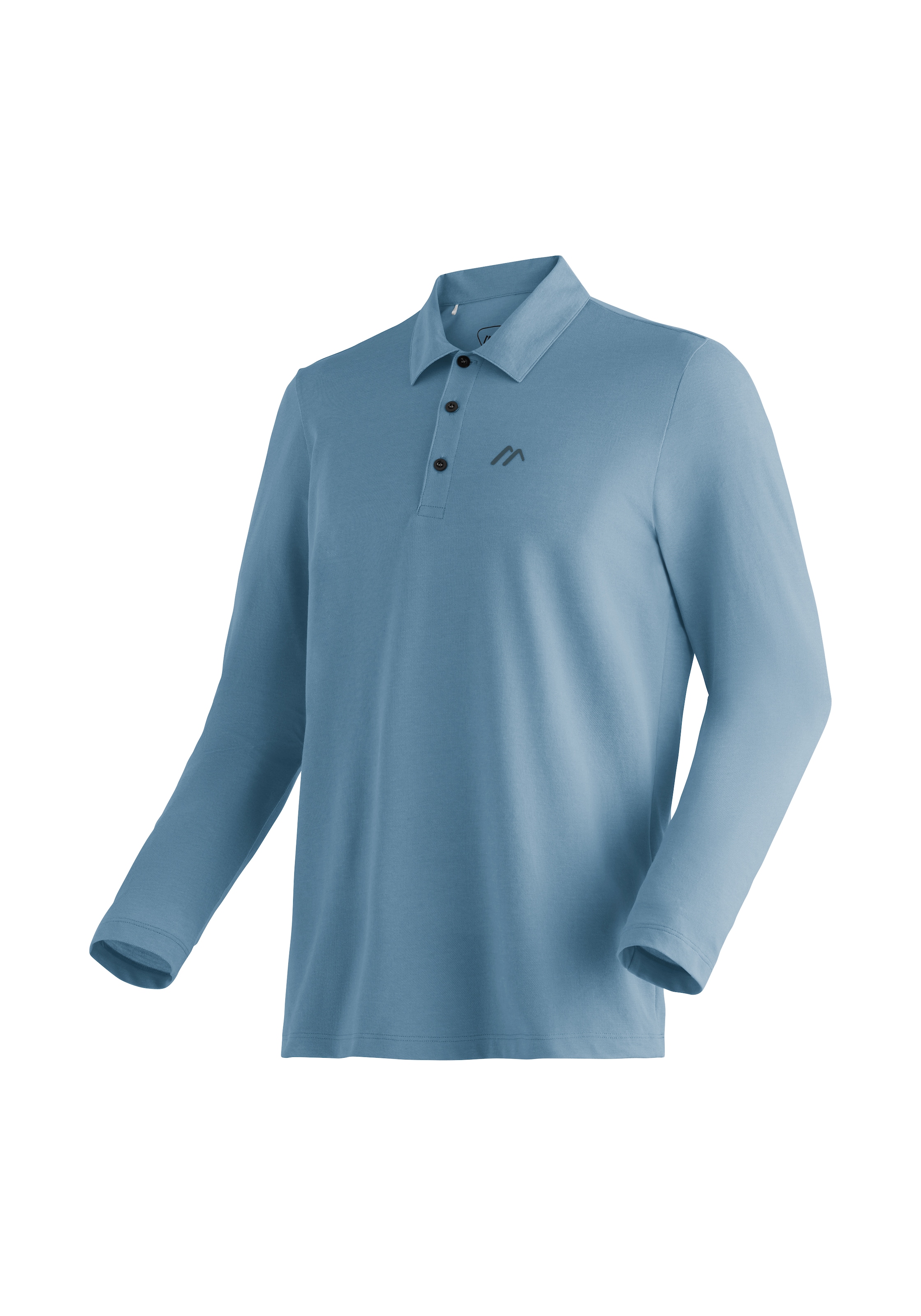 Maier Sports Langarm-Poloshirt "Long Pique Polo M" günstig online kaufen