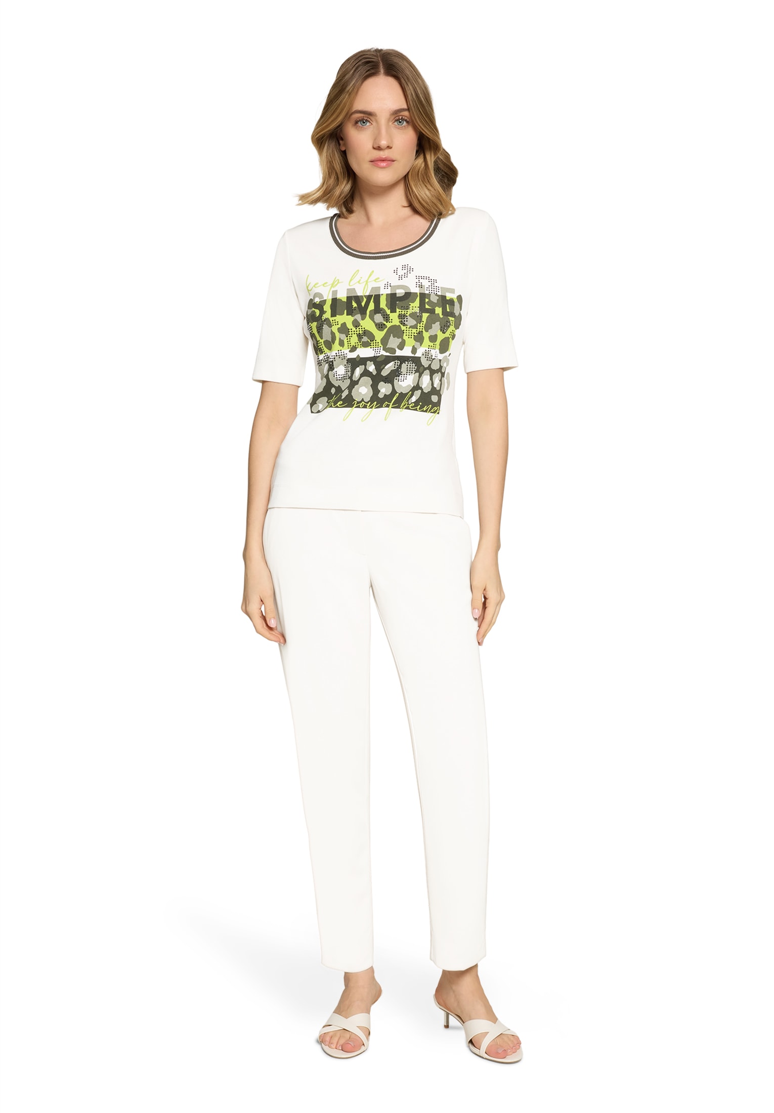 Betty Barclay Kurzarmshirt »Damen mit Rippenstruktur« 1 tlg.