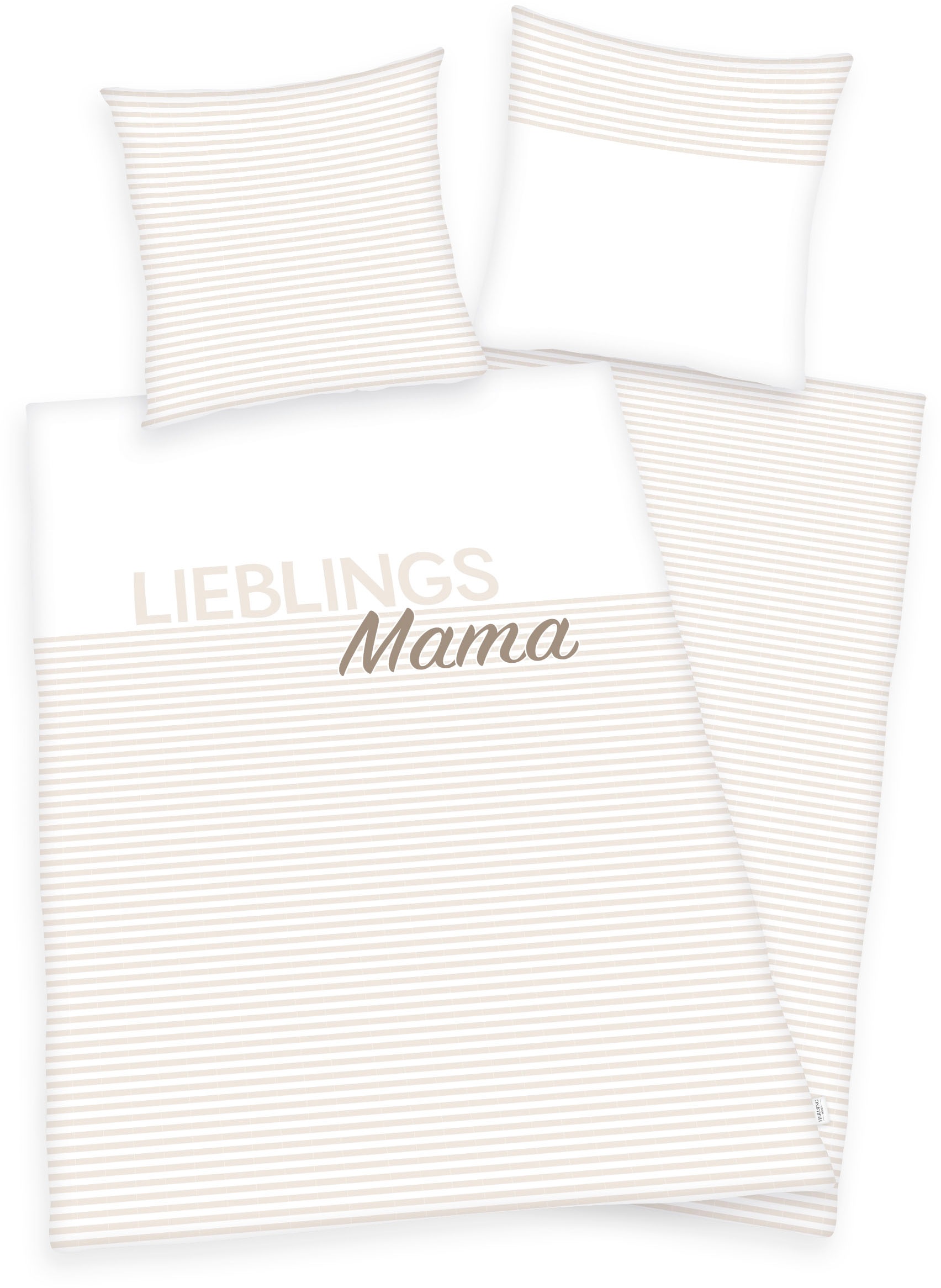 Herding Young Collection Wendebettwäsche "Lieblingsmama" 2 Stk. günstig online kaufen