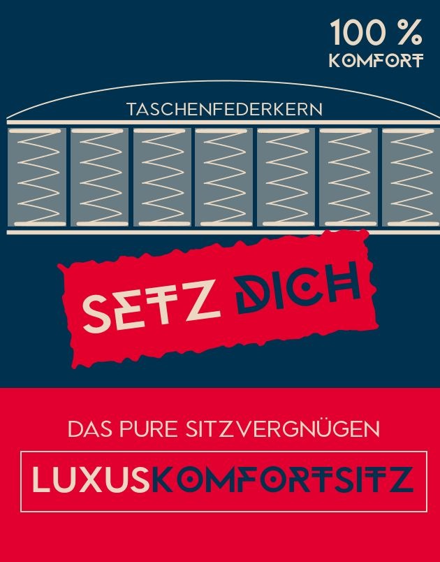 MCA furniture Polsterbank »Talena«, mit einem Edelstahl Gestell, in zwei Farbvarianten und zwei Breite