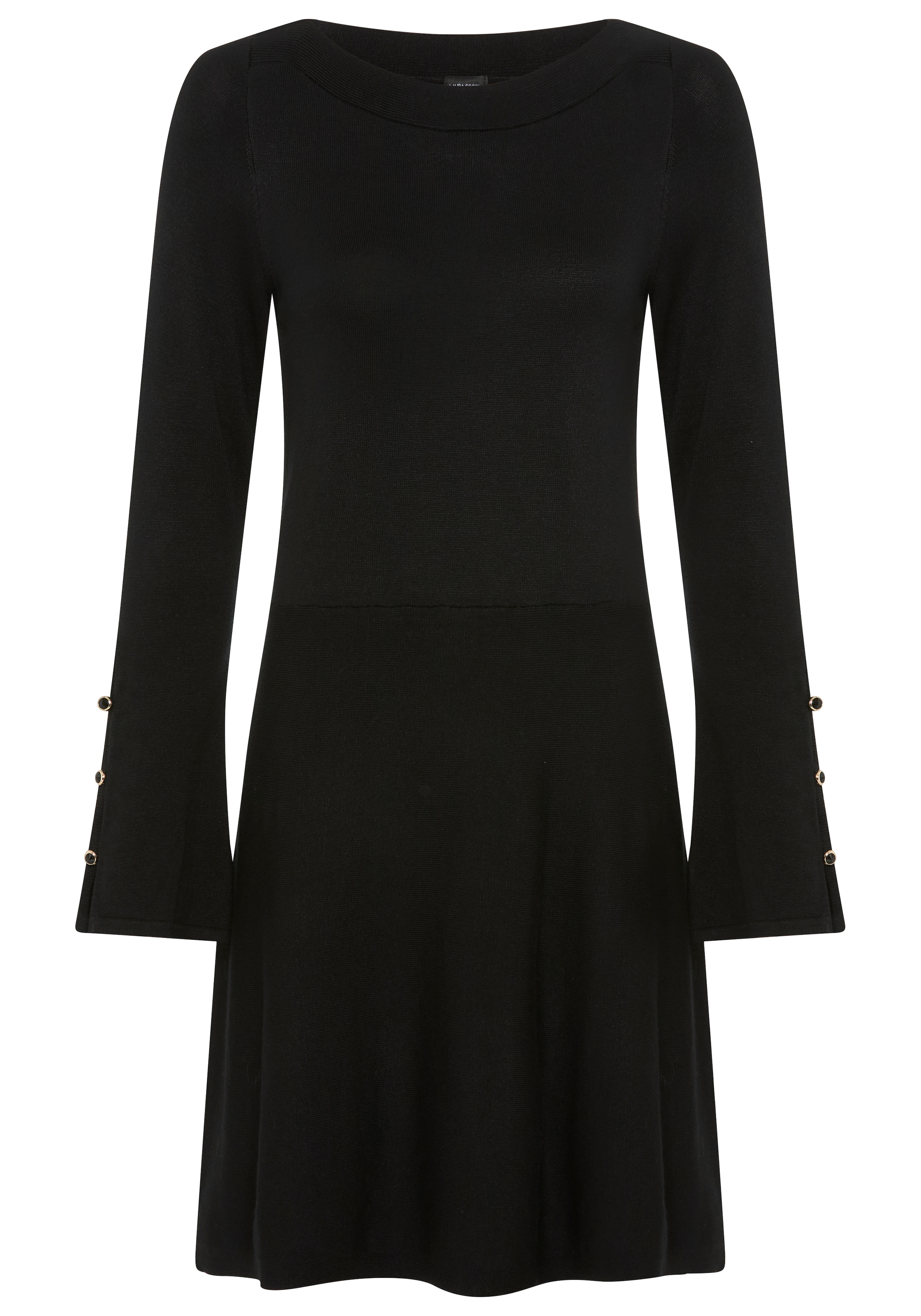 Laura Scott Strickkleid, das perfekte Basic mit süßem Detail am Ärmel