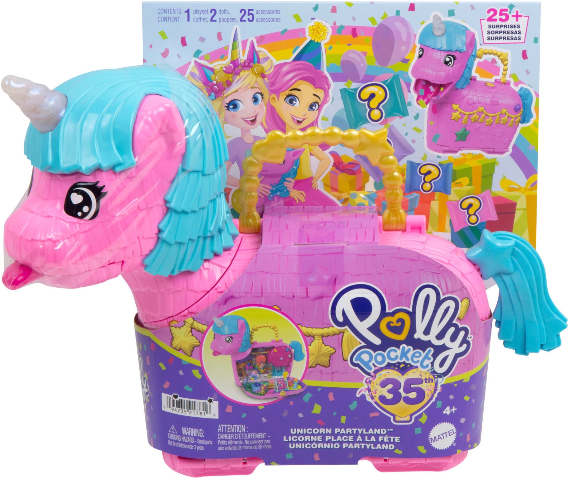 Polly Pocket Spielwelt »Unicorn Partyland«