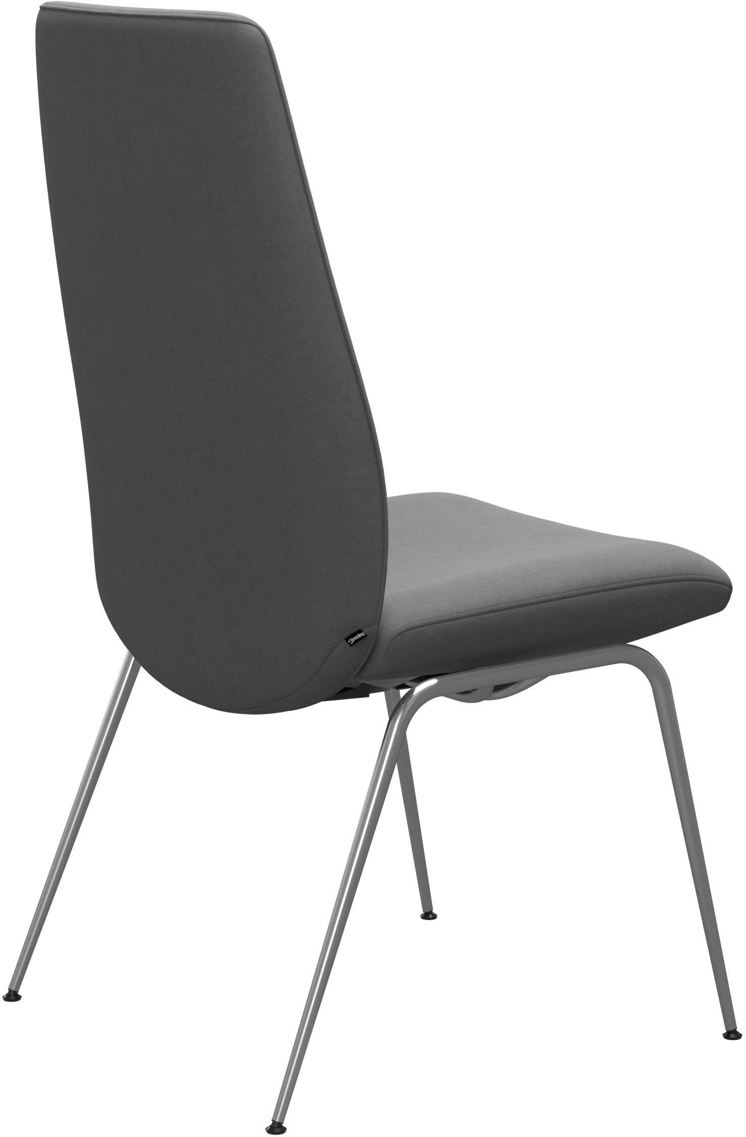 Stressless® Polsterstuhl »Laurel«, Microfaser DINAMICA, High Back, Größe L, mit Beinen aus Stahl in Chrom matt