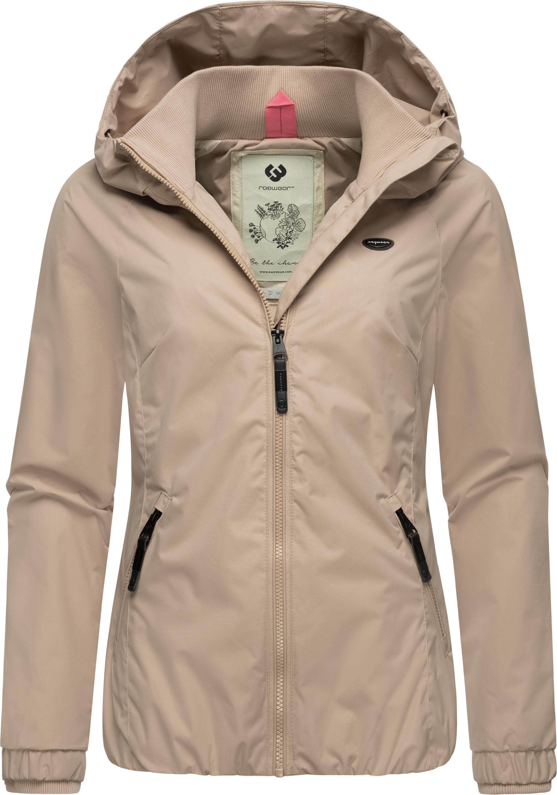 Ragwear Outdoorjacke "Dizzie", mit Kapuze, stylische Übergangsjacke mit großer Kapuze