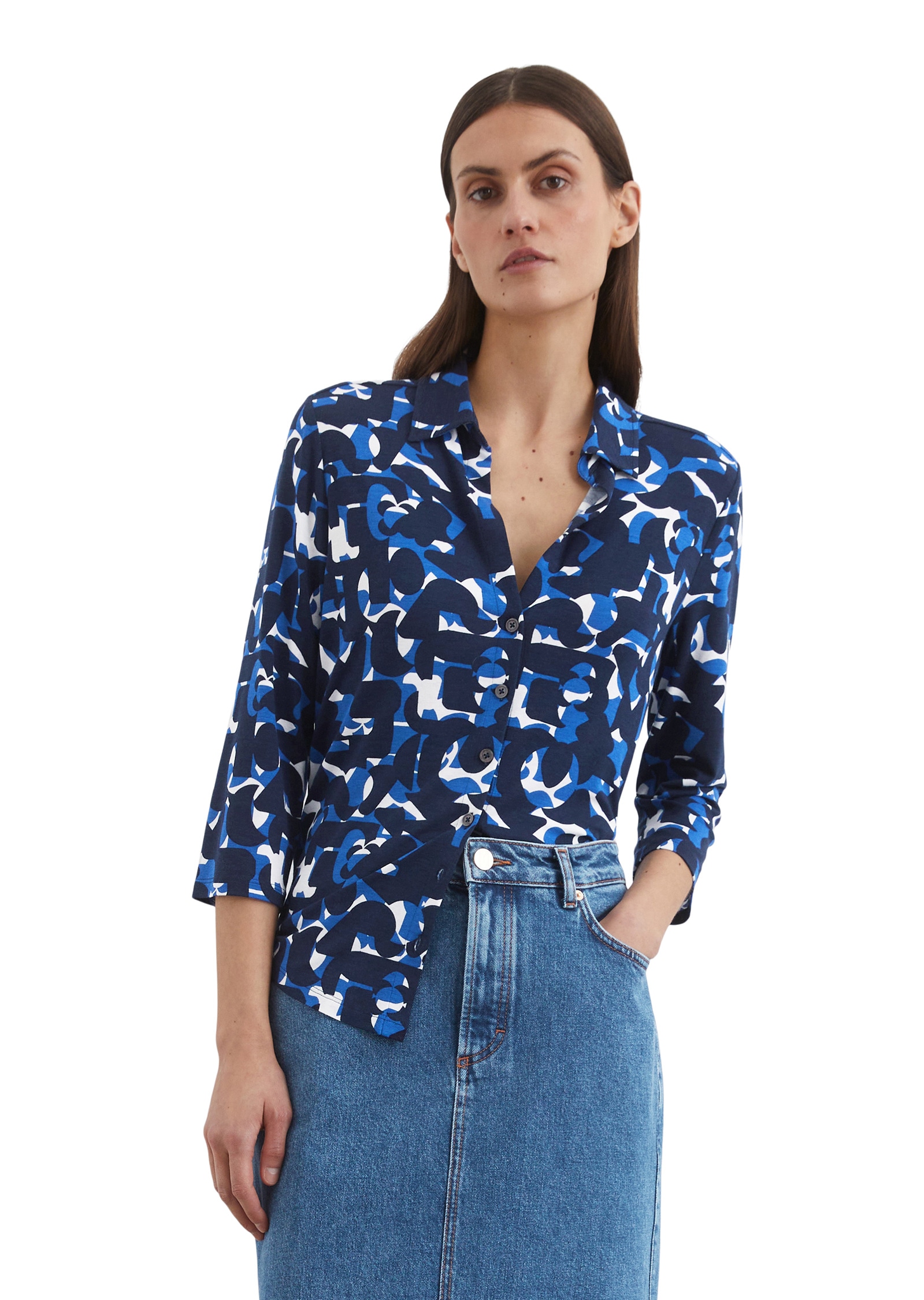 Marc OPolo Langarmbluse "aus LENZING™ ECOVERO™" günstig online kaufen