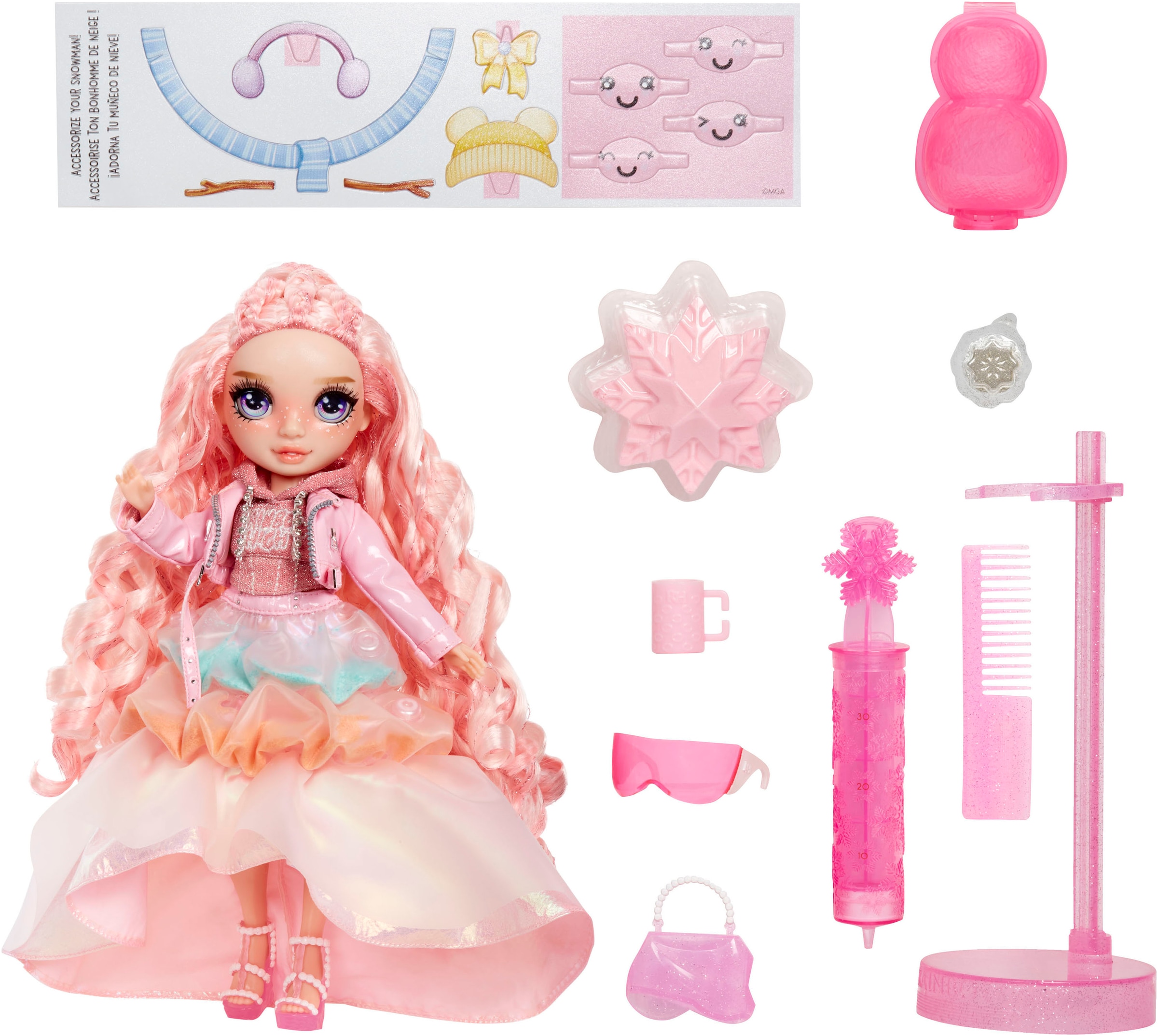 RAINBOW HIGH Anziehpuppe »Winter Wonderland Doll - Bella (Pink)«