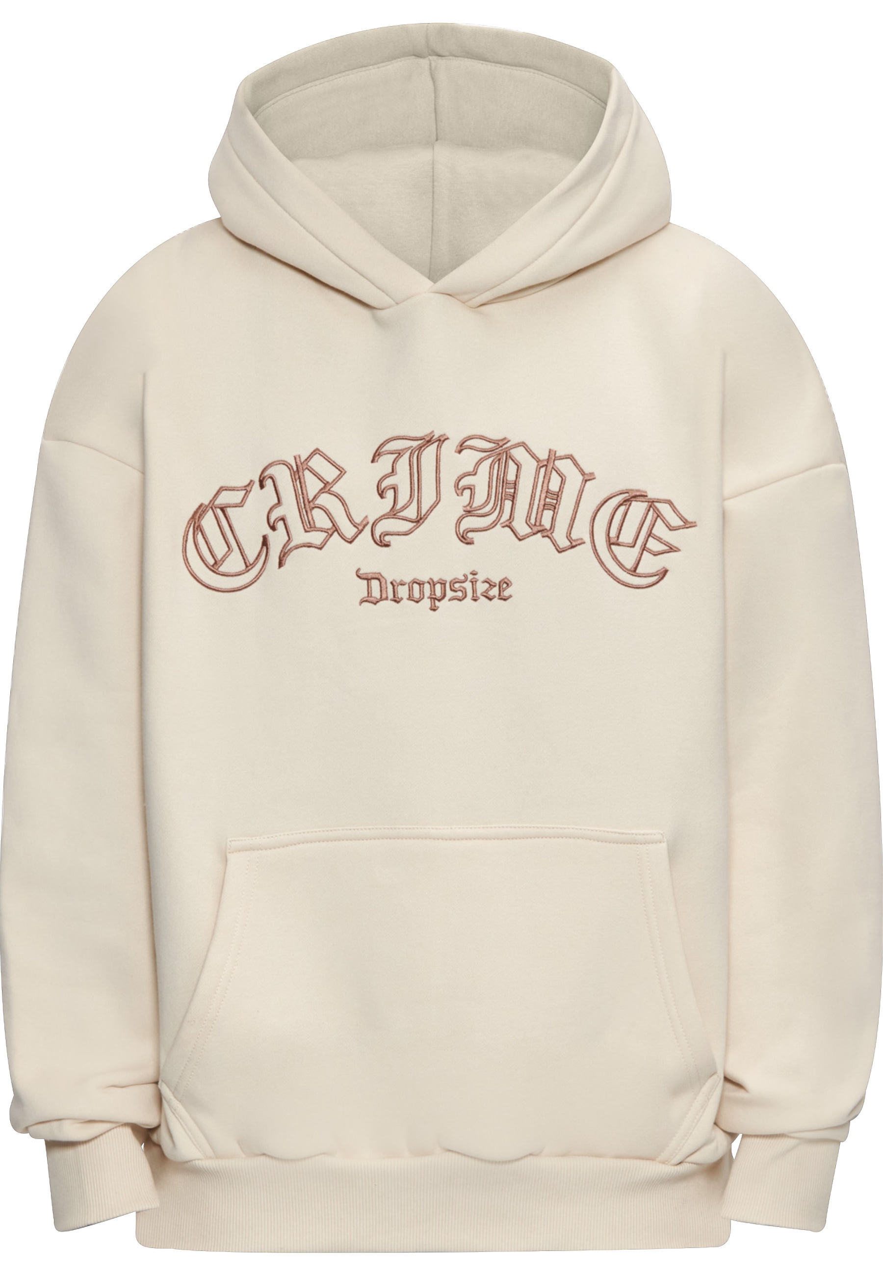 Dropsize Kapuzensweatshirt "Dropsize Herren Dropsize Heavy Oversize Crime Outline Hoodie", 1 Stk.