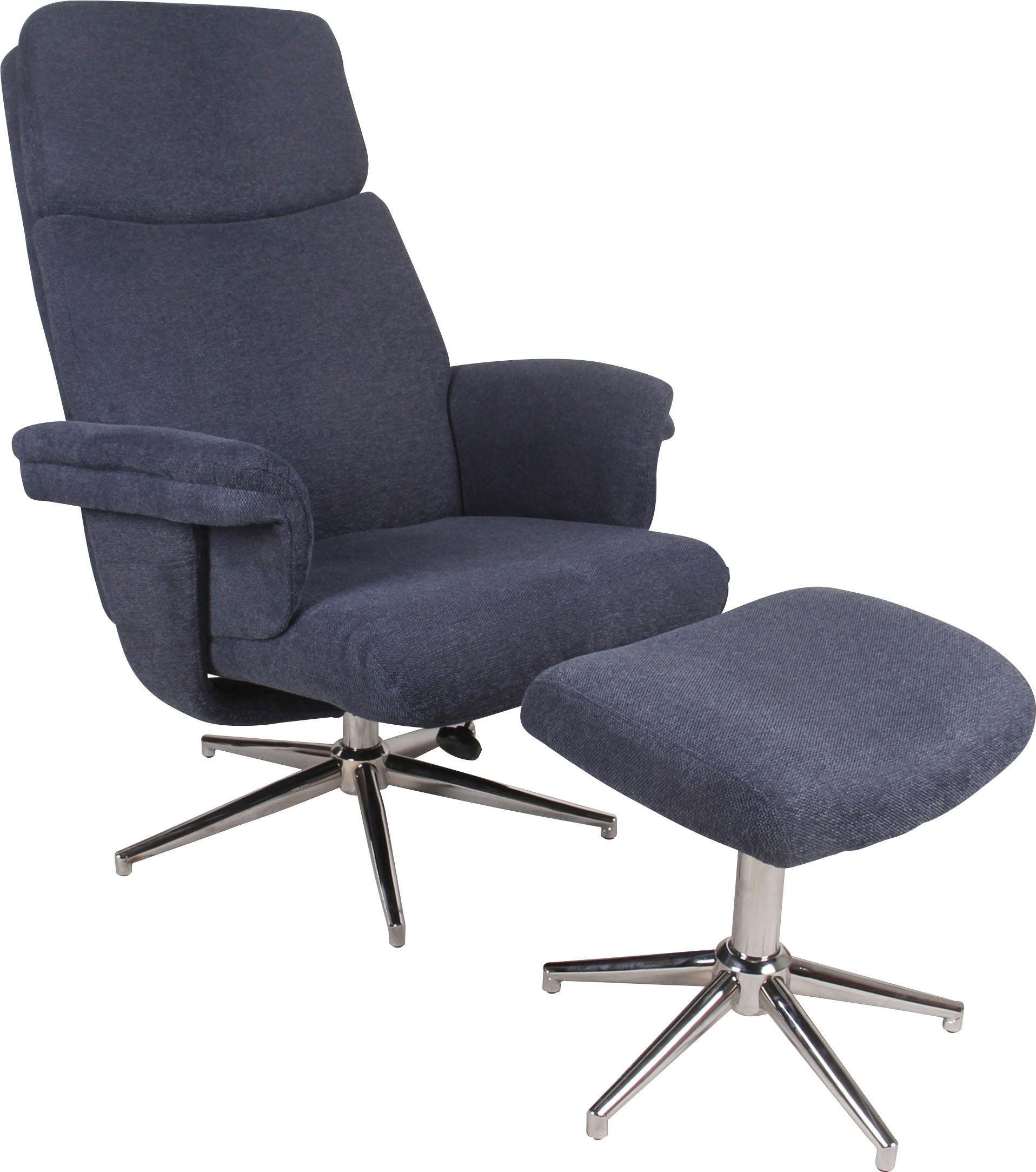 Duo Collection TV-Sessel "Sudbury", mit Hocker und Relaxfunktion, 360 Grad drehbar