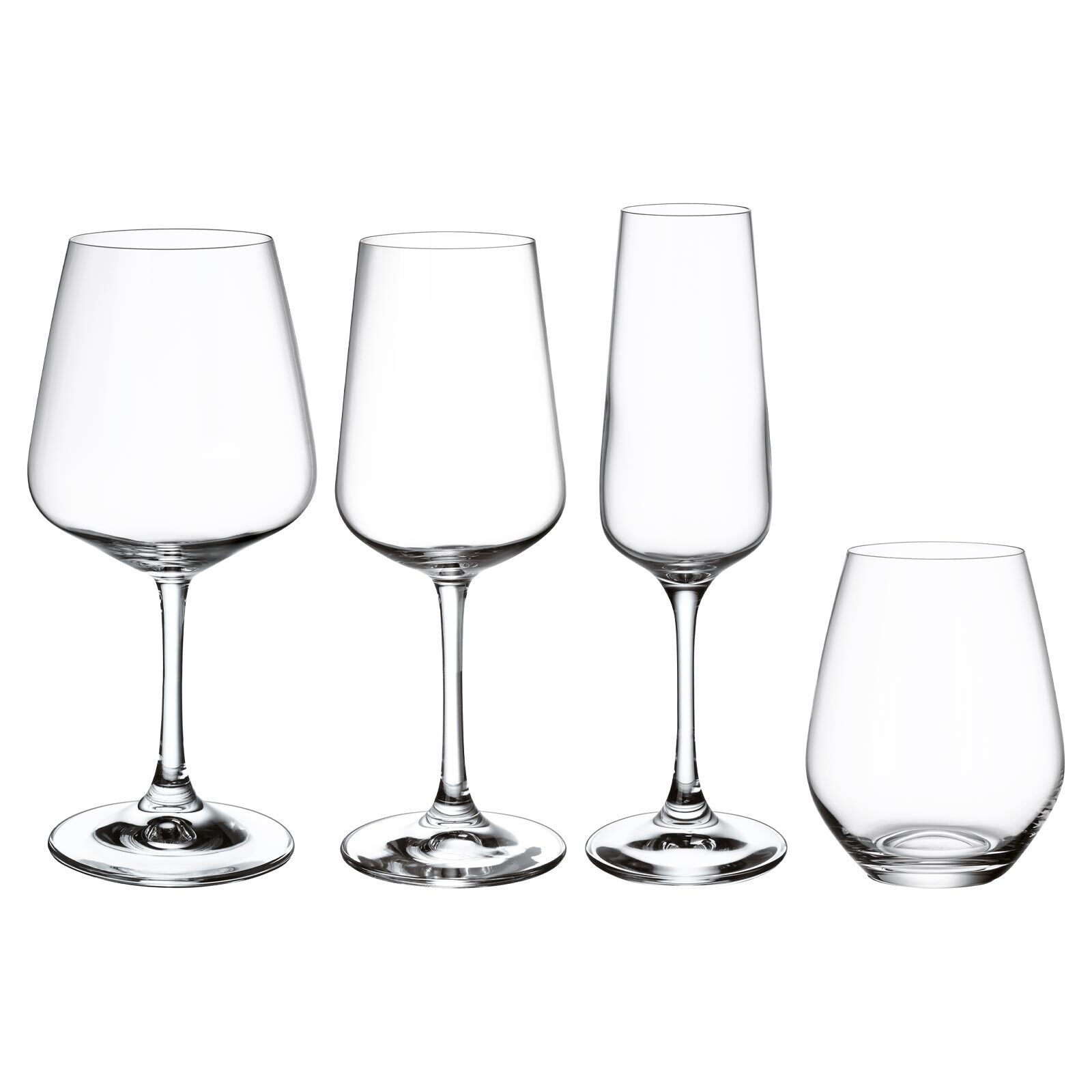 Villeroy & Boch Gläser-Set »Gläser Set Ovid 16er Set transparent« Spülmaschinengeeignet