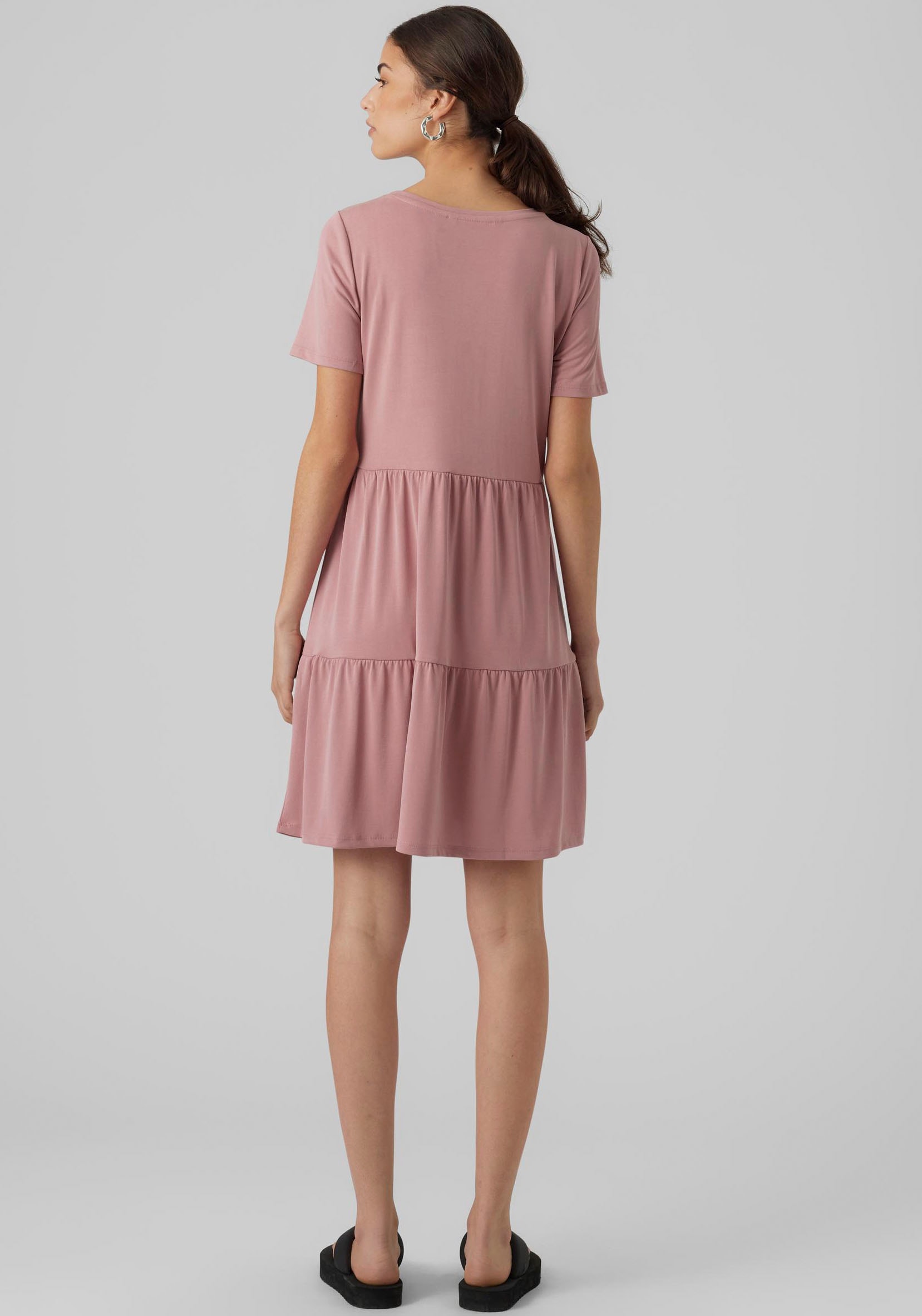 Vero Moda Jerseykleid "VMFILLI CALIA SS SHORT DRESS" günstig online kaufen