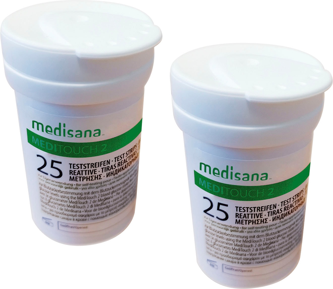 Medisana Blutzucker-Teststreifen »M79038«, (Packung), zur Blutzuckerselbstbestimmung mit Blutzuckermessgerät Meditouch 2