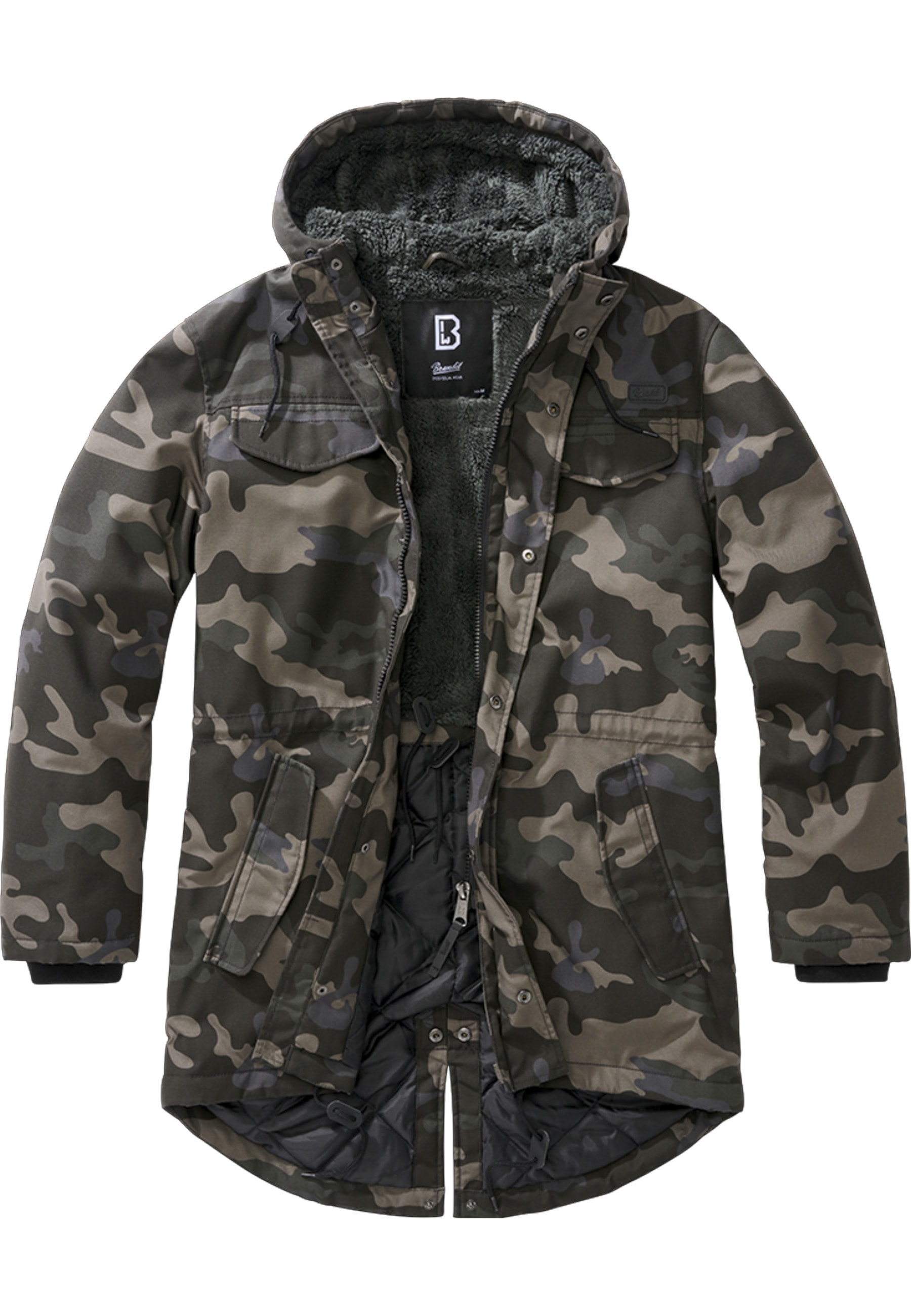 Brandit Winterjacke "Brandit Herren Marsh Lake Parka" 1 Stk. tlg. mit Kapuz günstig online kaufen
