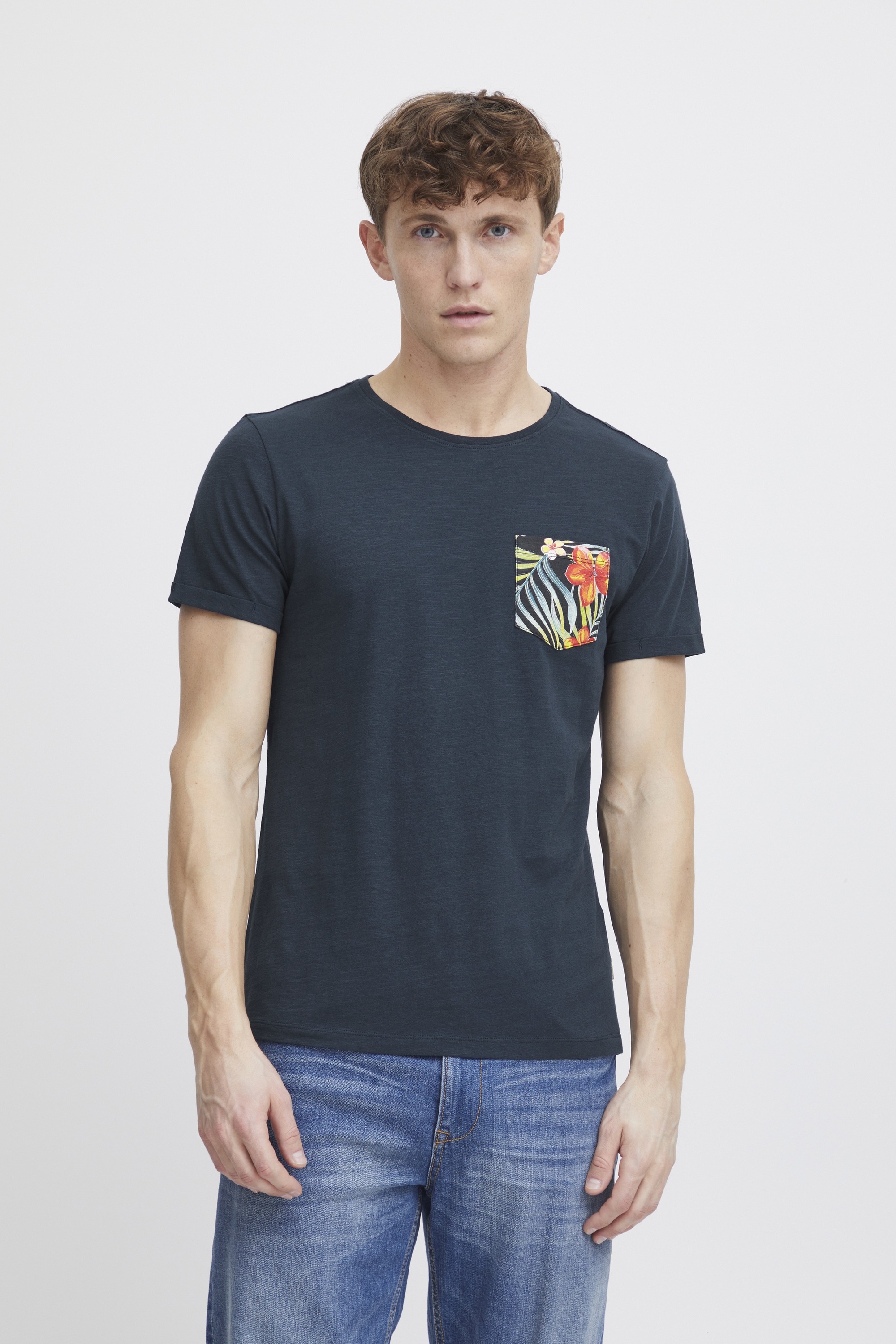 Blend T-Shirt "BHFlorens" T-Shirt mit Brusttasche günstig online kaufen