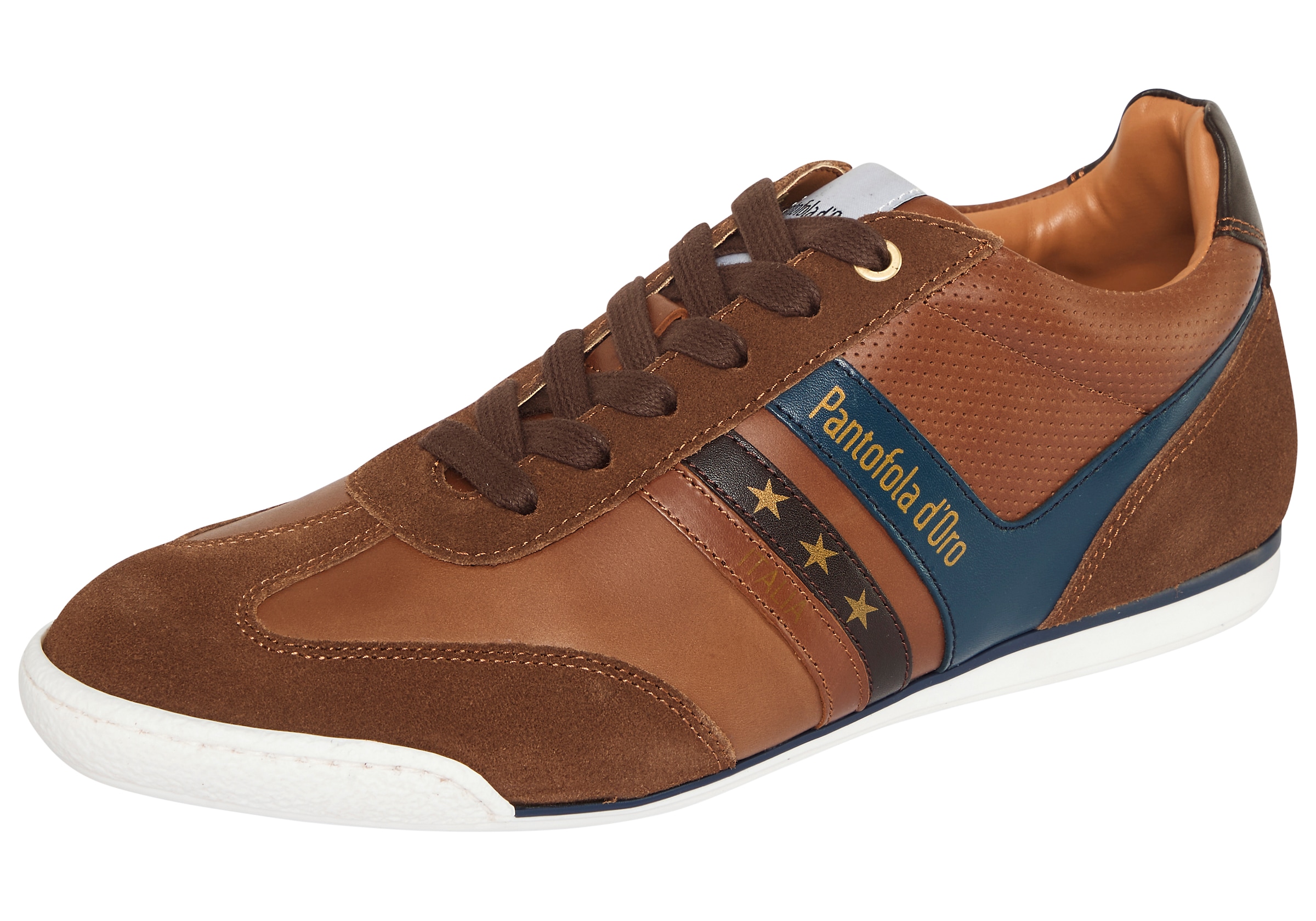 Pantofola d´Oro Sneaker "VASTO LOW" Obermaterial aus Leder, Gummilaufsohle, günstig online kaufen