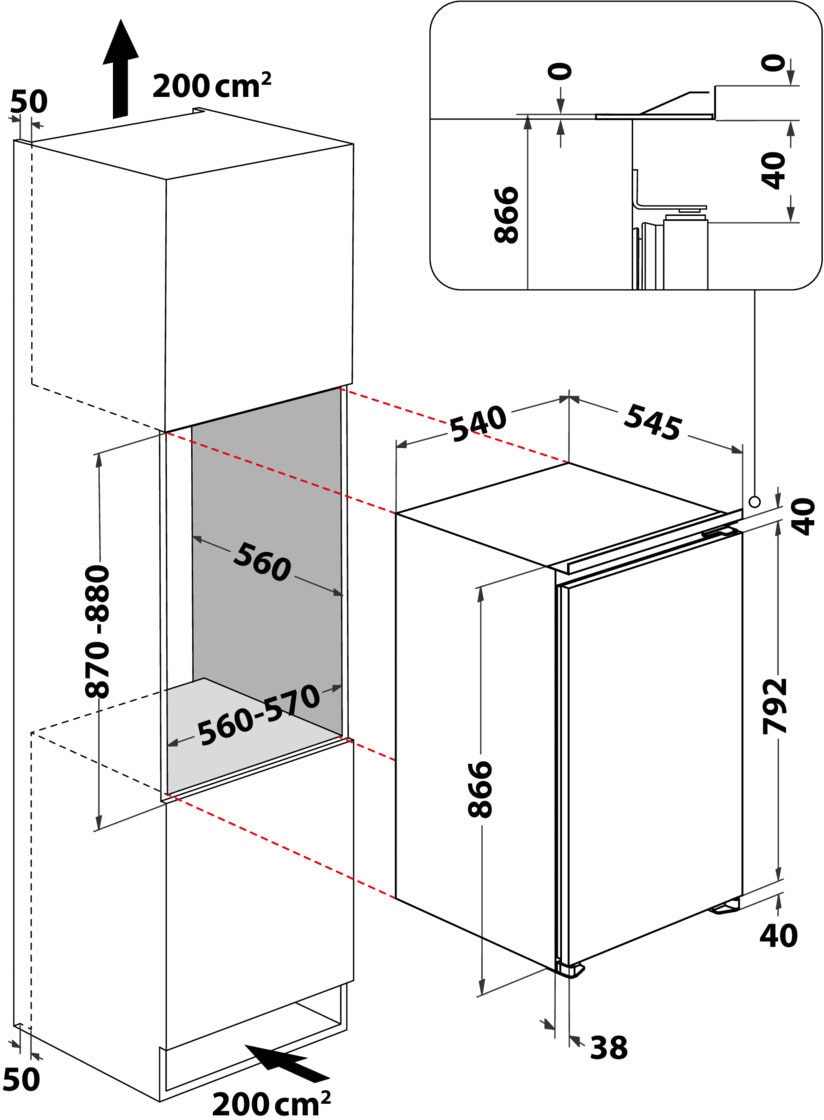 KOCHSTATION Küchenzeile »Betty« Breite 300 cm, mit E-Geräten von Bauknecht