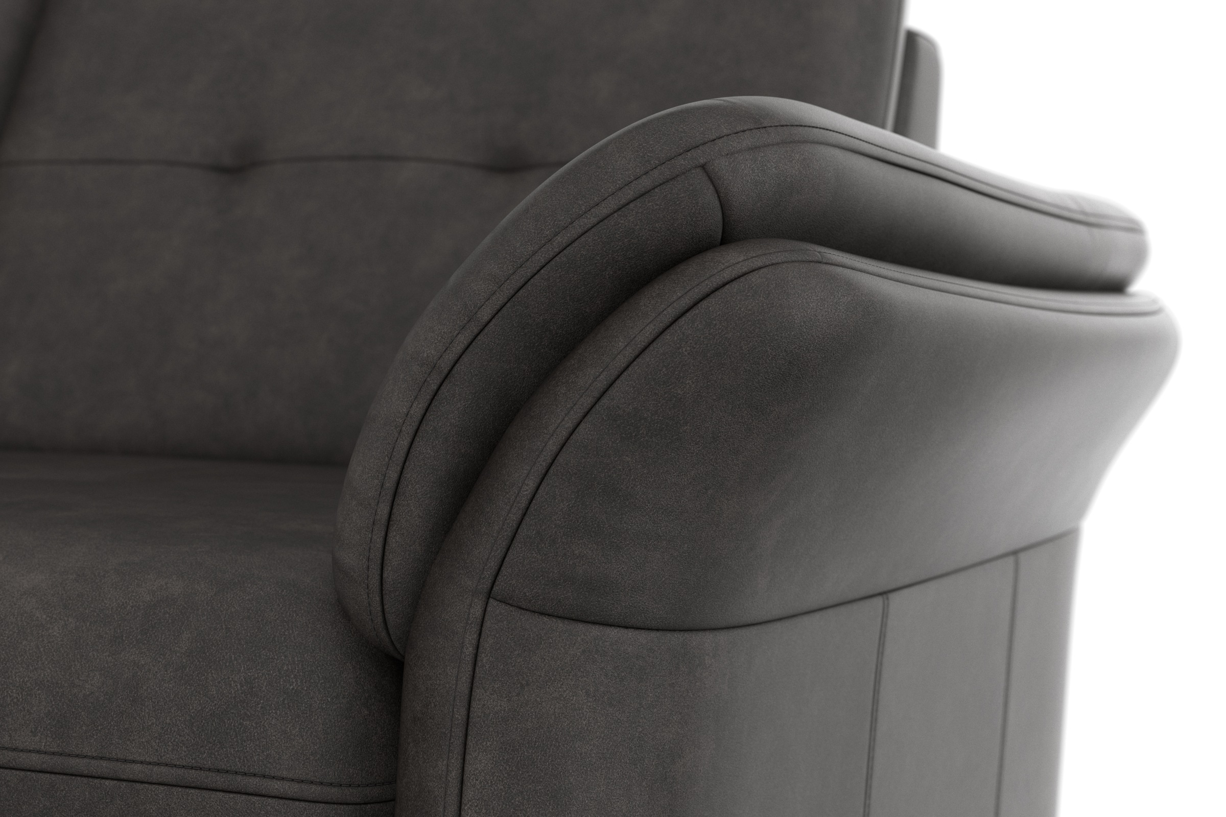 sit&more Ecksofa »Göteborg«, Sitztiefenverstellung und Federkern, wahlweise mit Bettfunktion