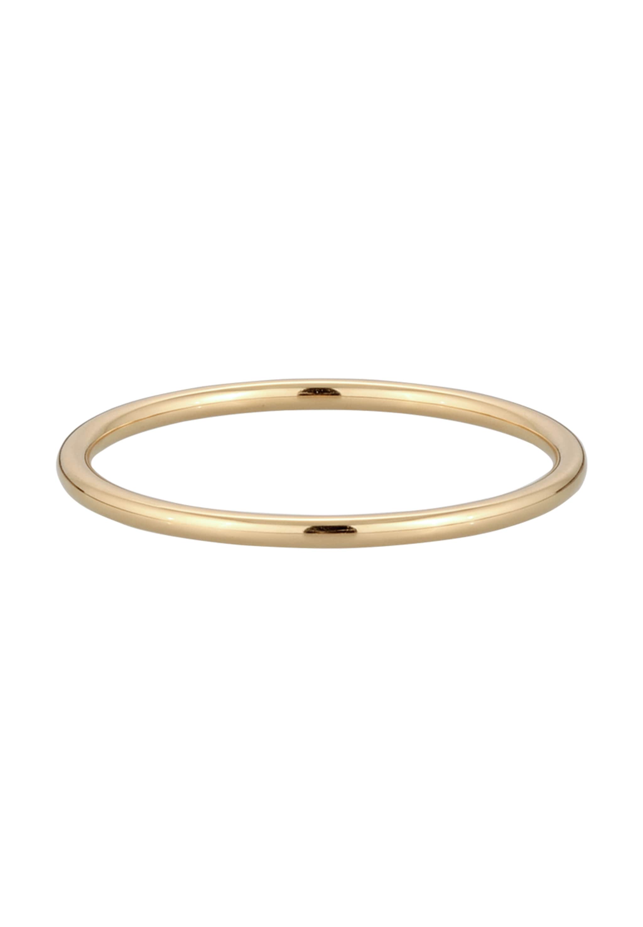 Elli Premium Partnerring »Ring Bandring Ehering Herren 375 Gelbgold«