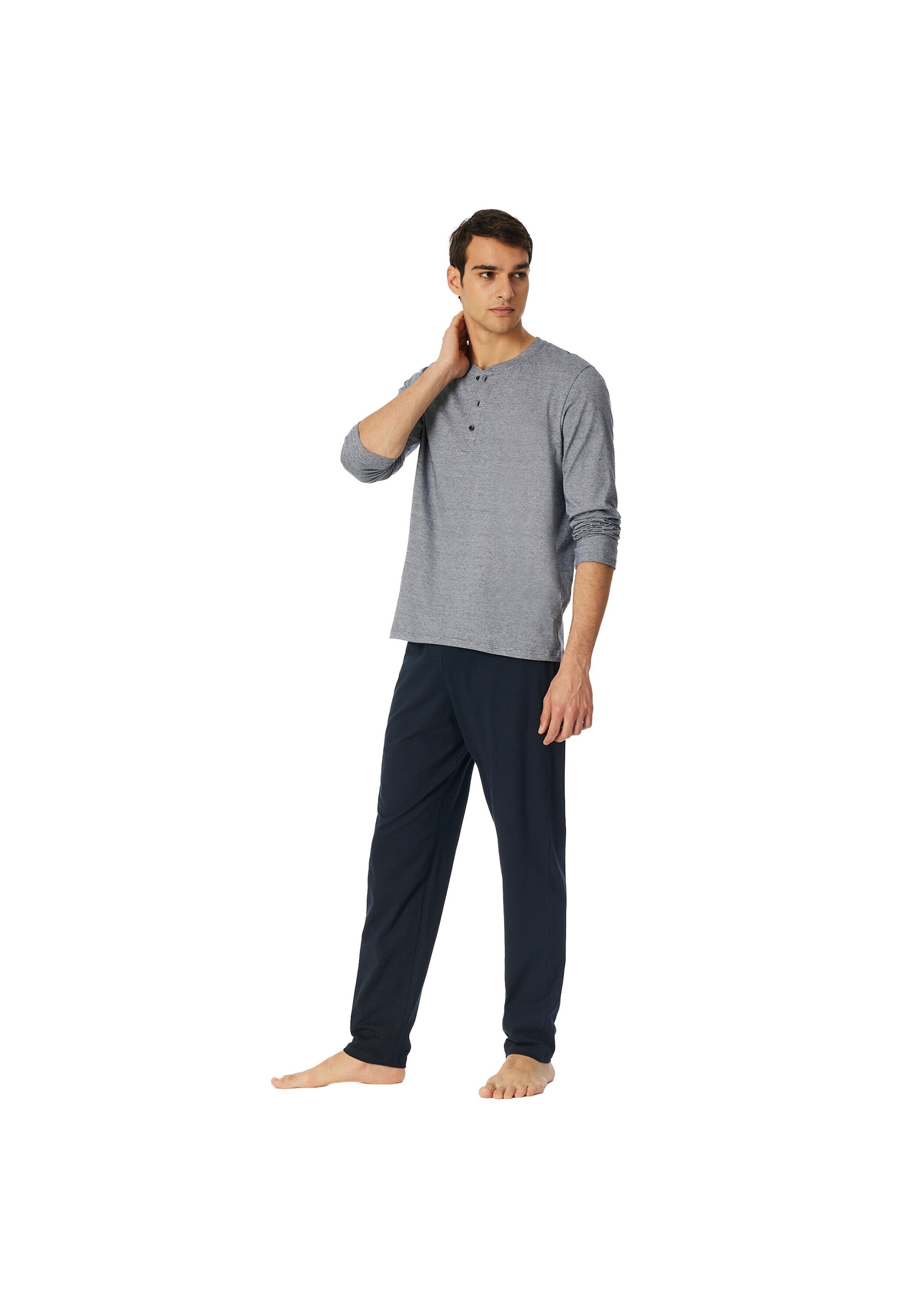 Thumbnail - Schiesser Schlafanzug "Pyjama Casual Essentials"