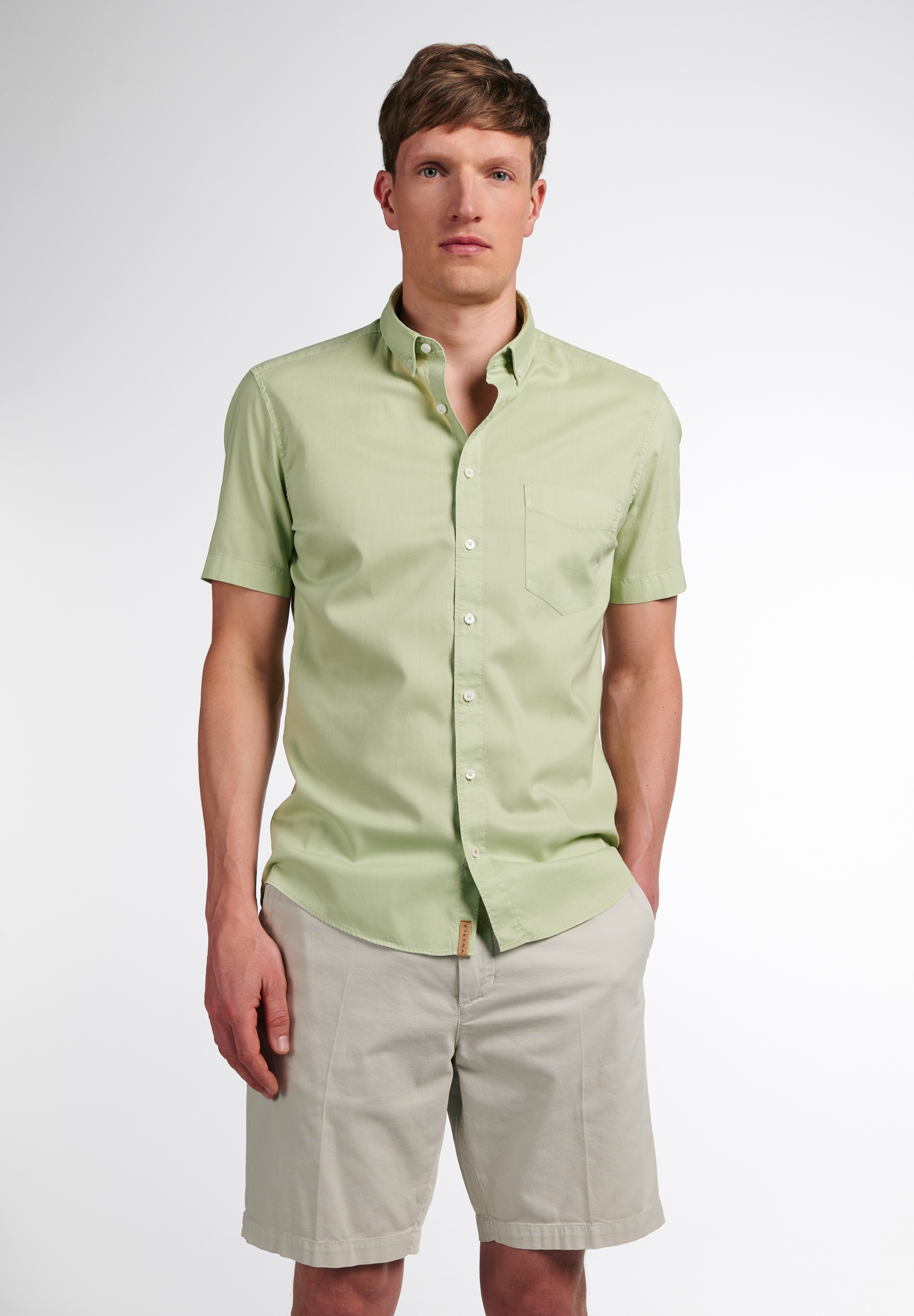 Eterna Kurzarmhemd "SLIM FIT", EASY IRON (bügelleicht) günstig online kaufen