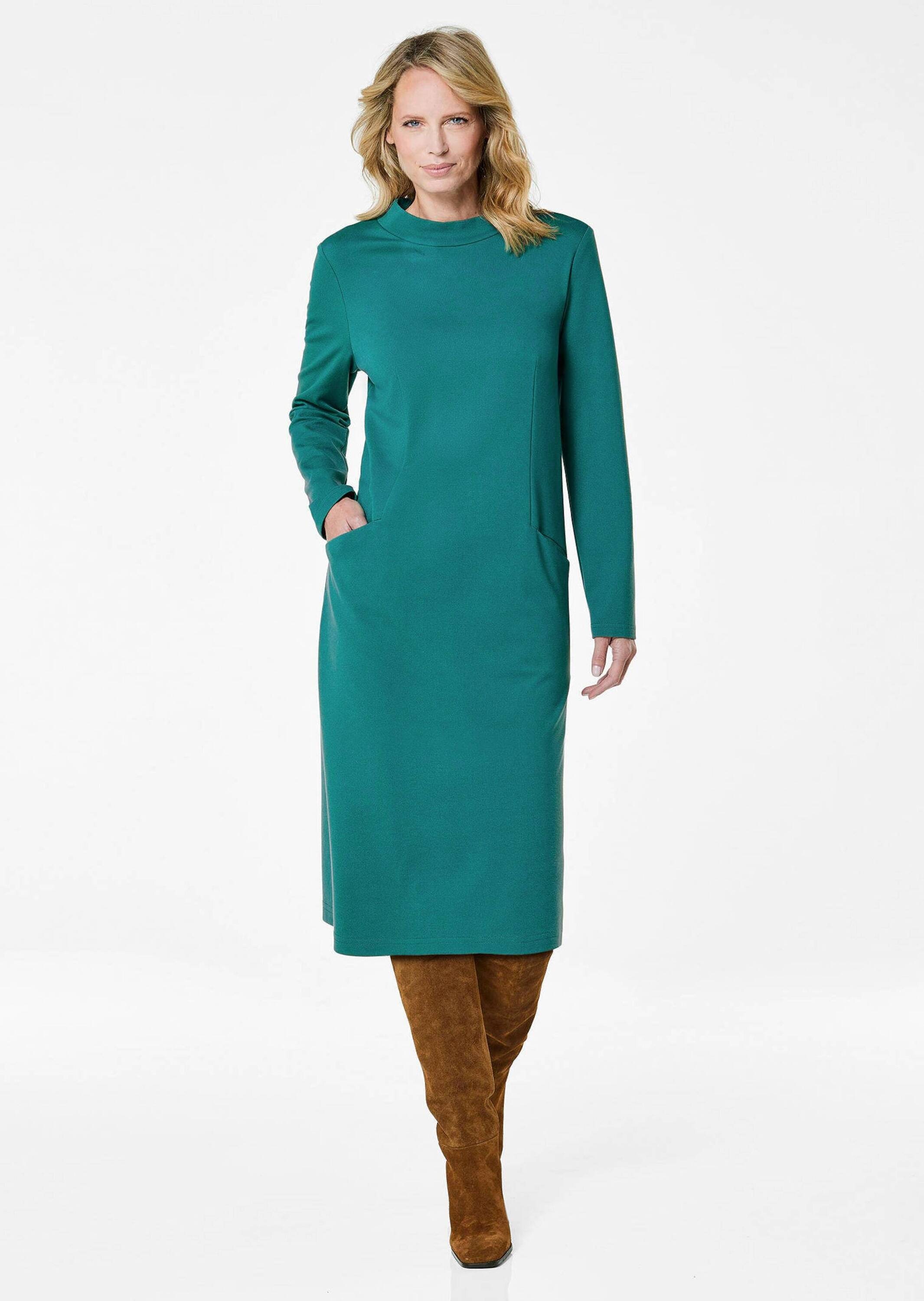 GOLDNER Jerseykleid "Kurzgröße Jerseykleid" günstig online kaufen